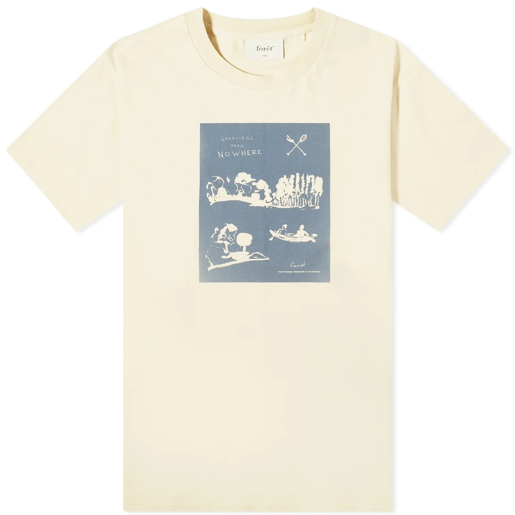 Foret Men's Falls T-Shirt Oat