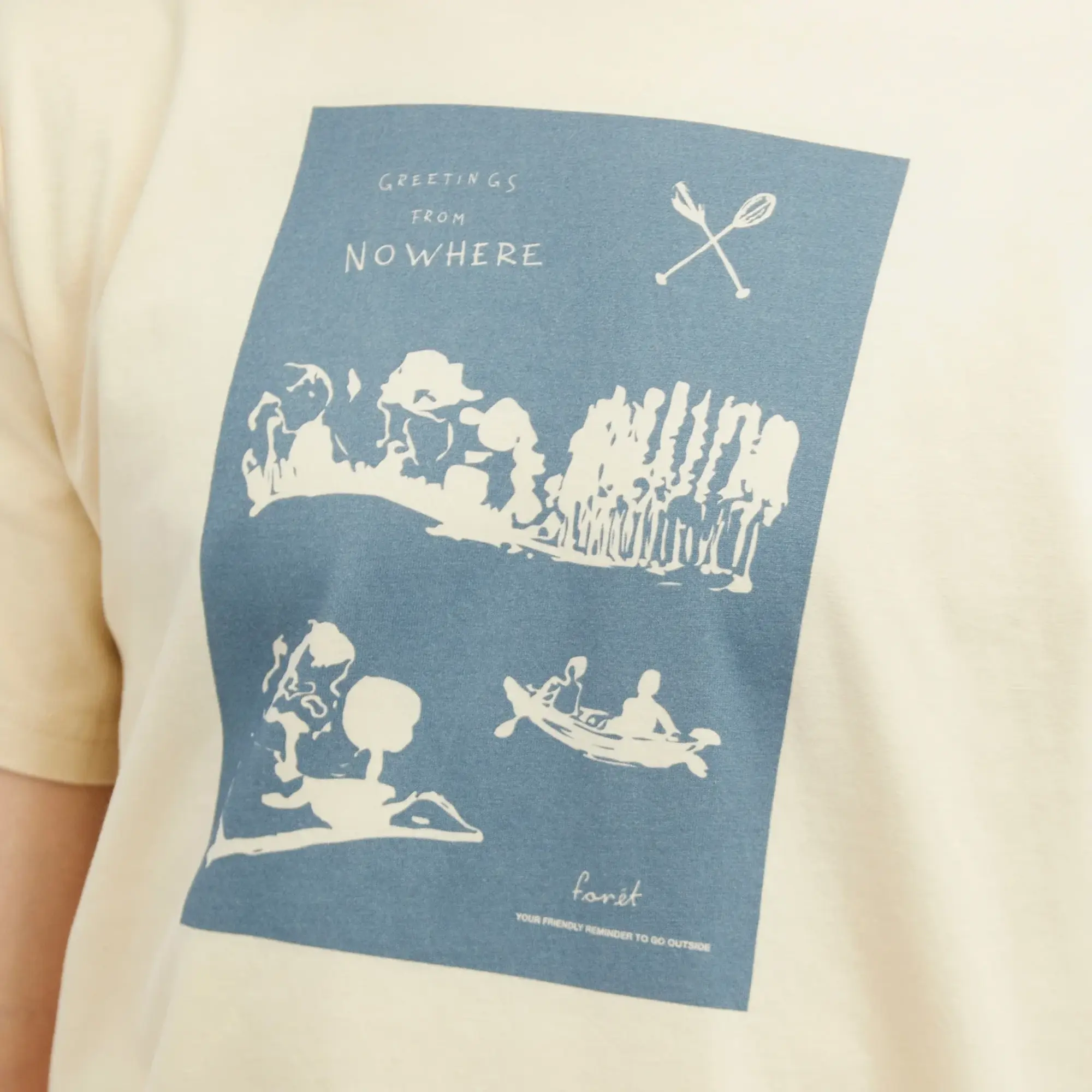 Foret Men's Falls T-Shirt Oat
