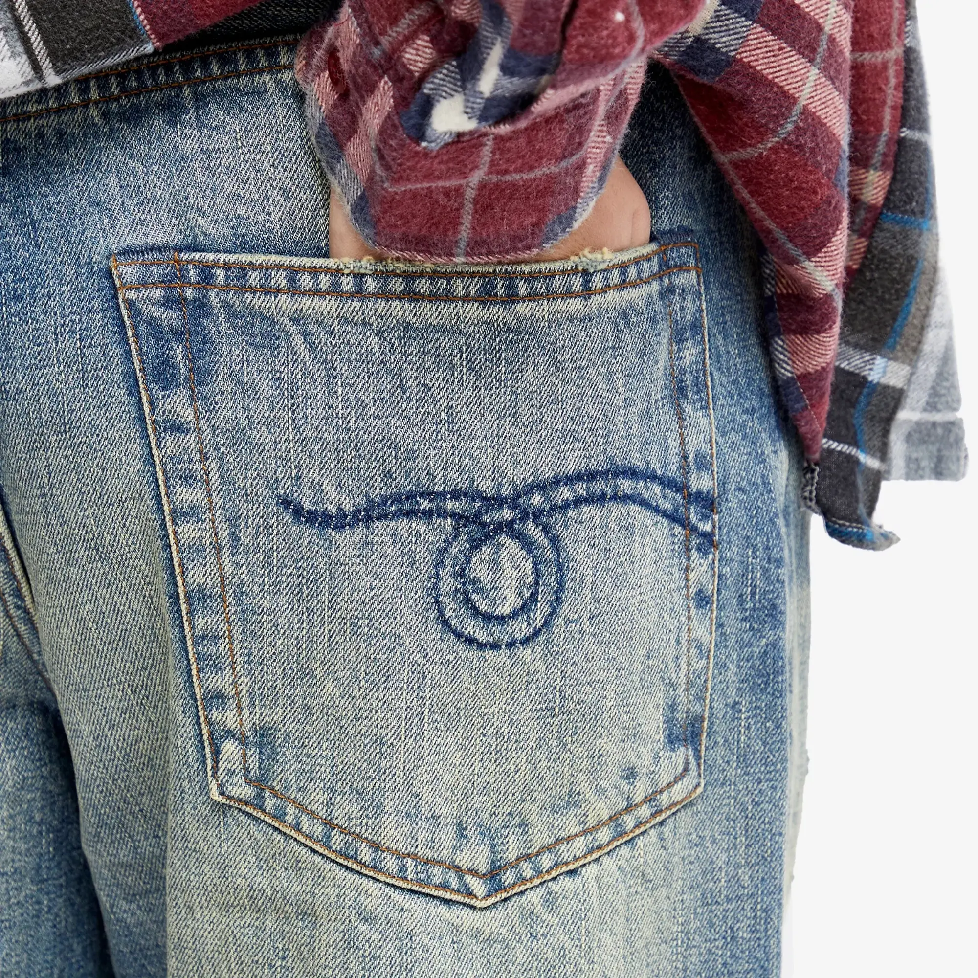 R13 Women's D'Arcy Loose Jean Clinton Blue