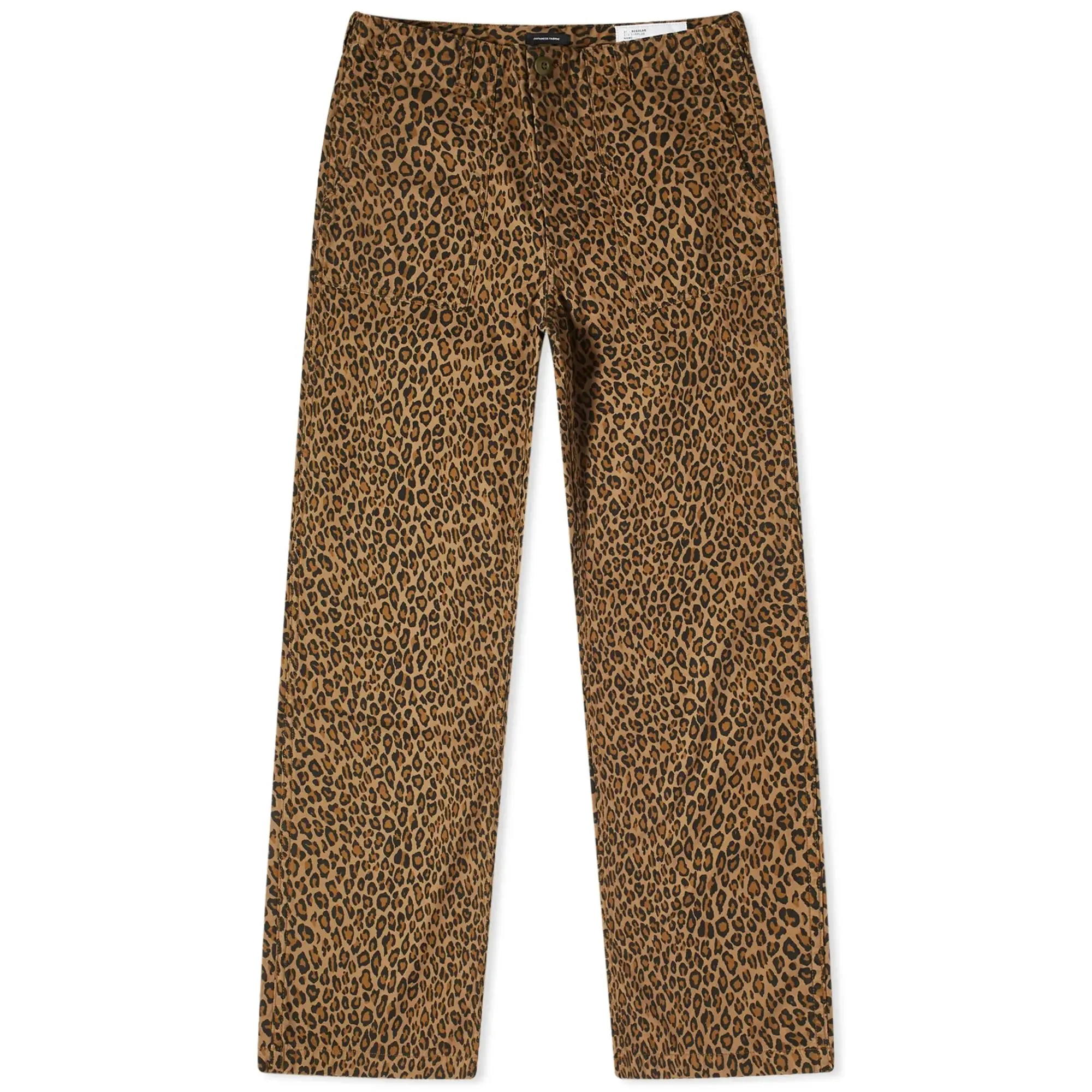 R13 Women's Wide Leg Utility Pant Leopard