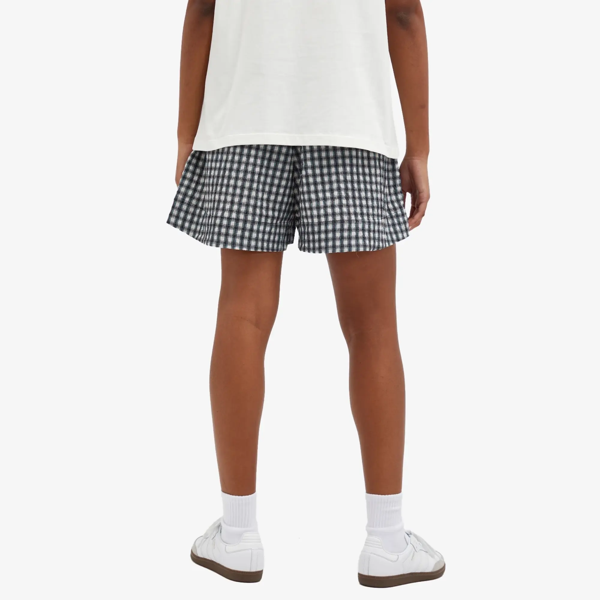 GANNI Women's Elasticated Shorts Egret