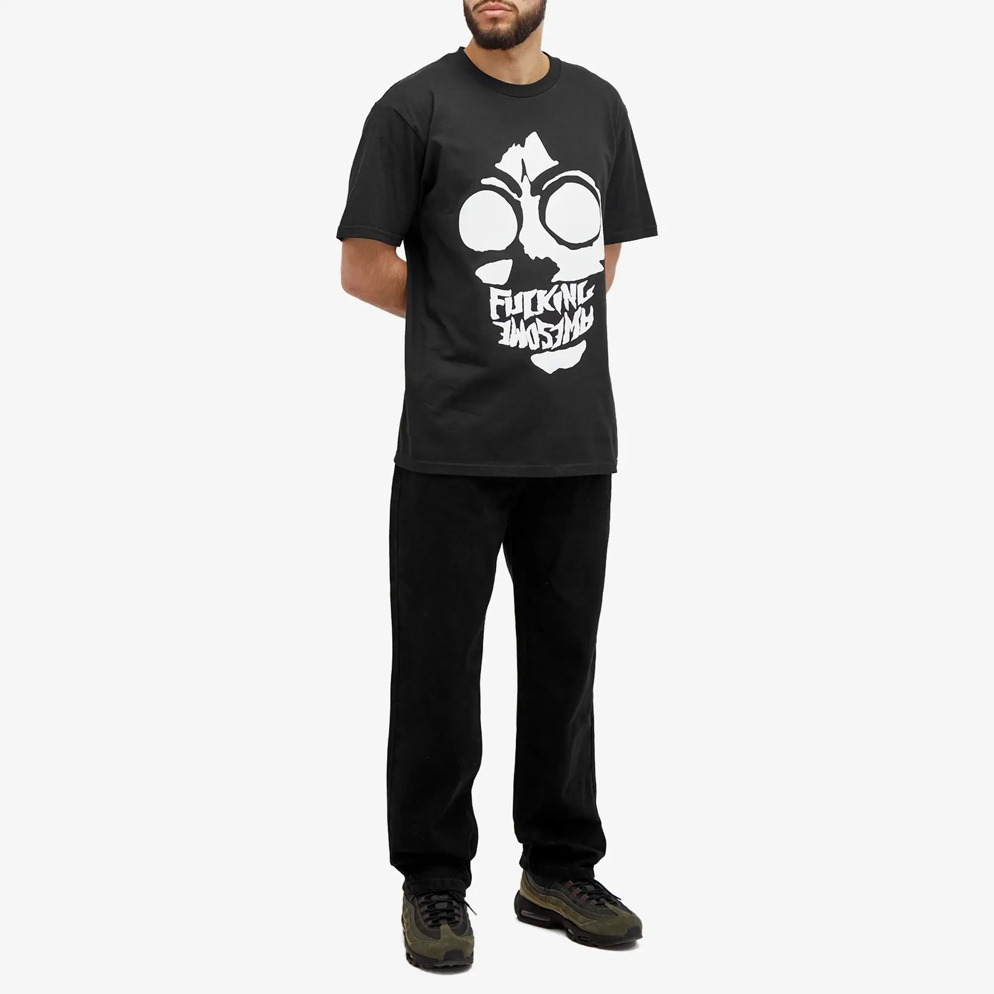 Fucking Awesome Men's Fangs T-Shirt Black
