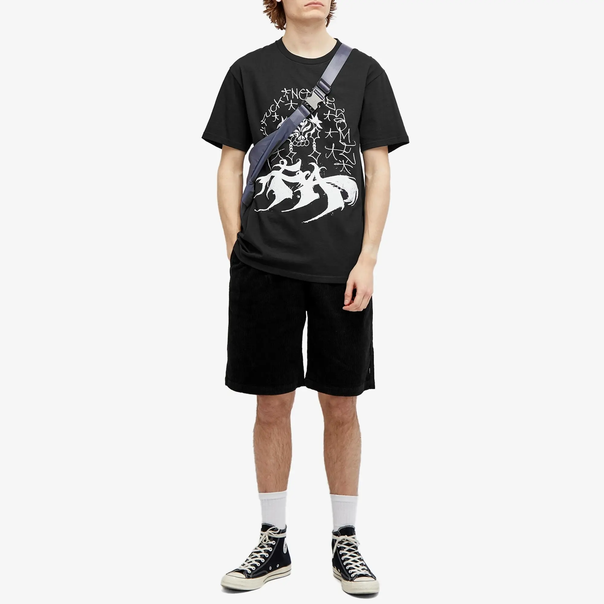 Fucking Awesome Men's Elastic Cord Shorts Black