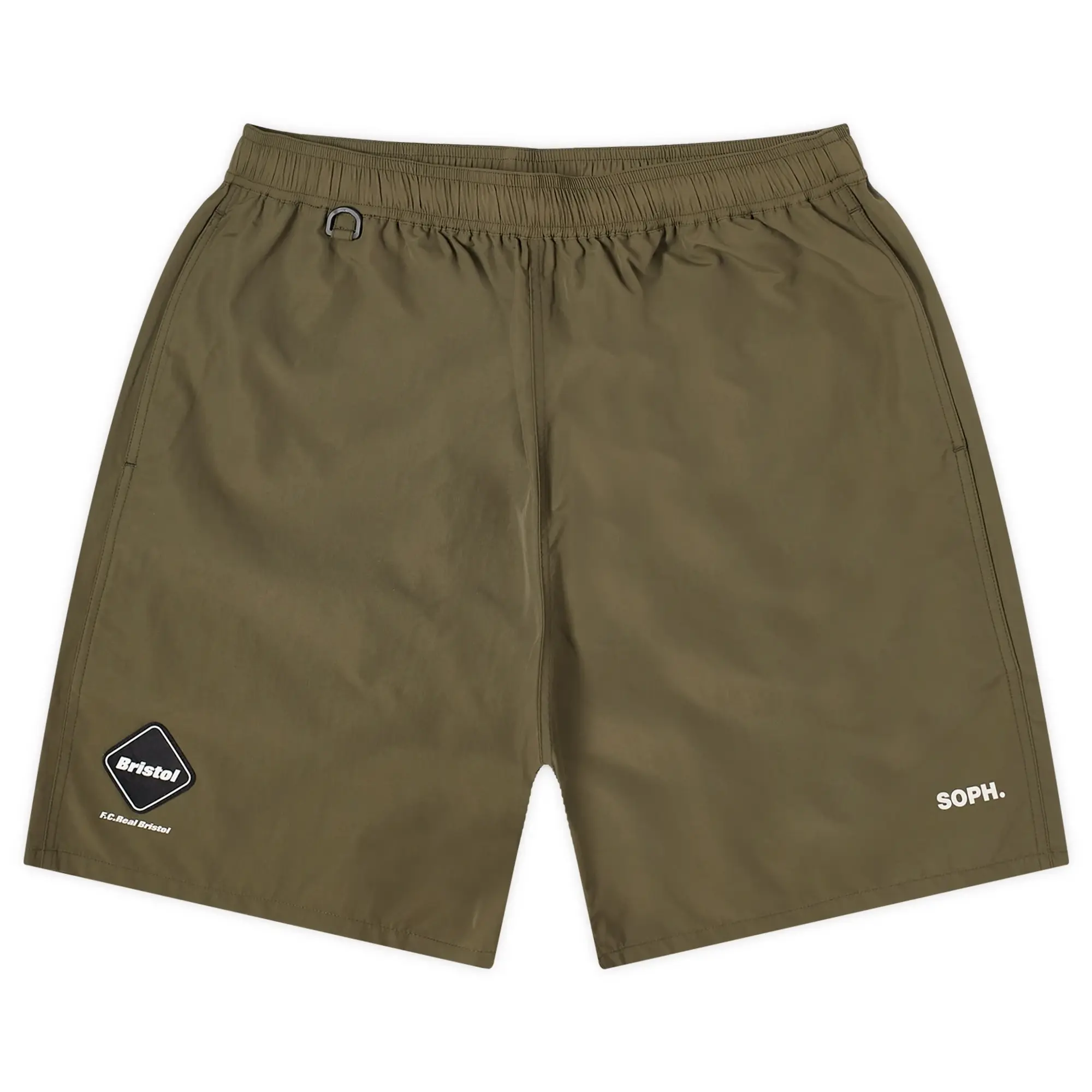 F.C. Real Bristol Men's Supplex Nylon Easy Shorts Khaki | FCRB-240049-15 |  FOOTY.COM