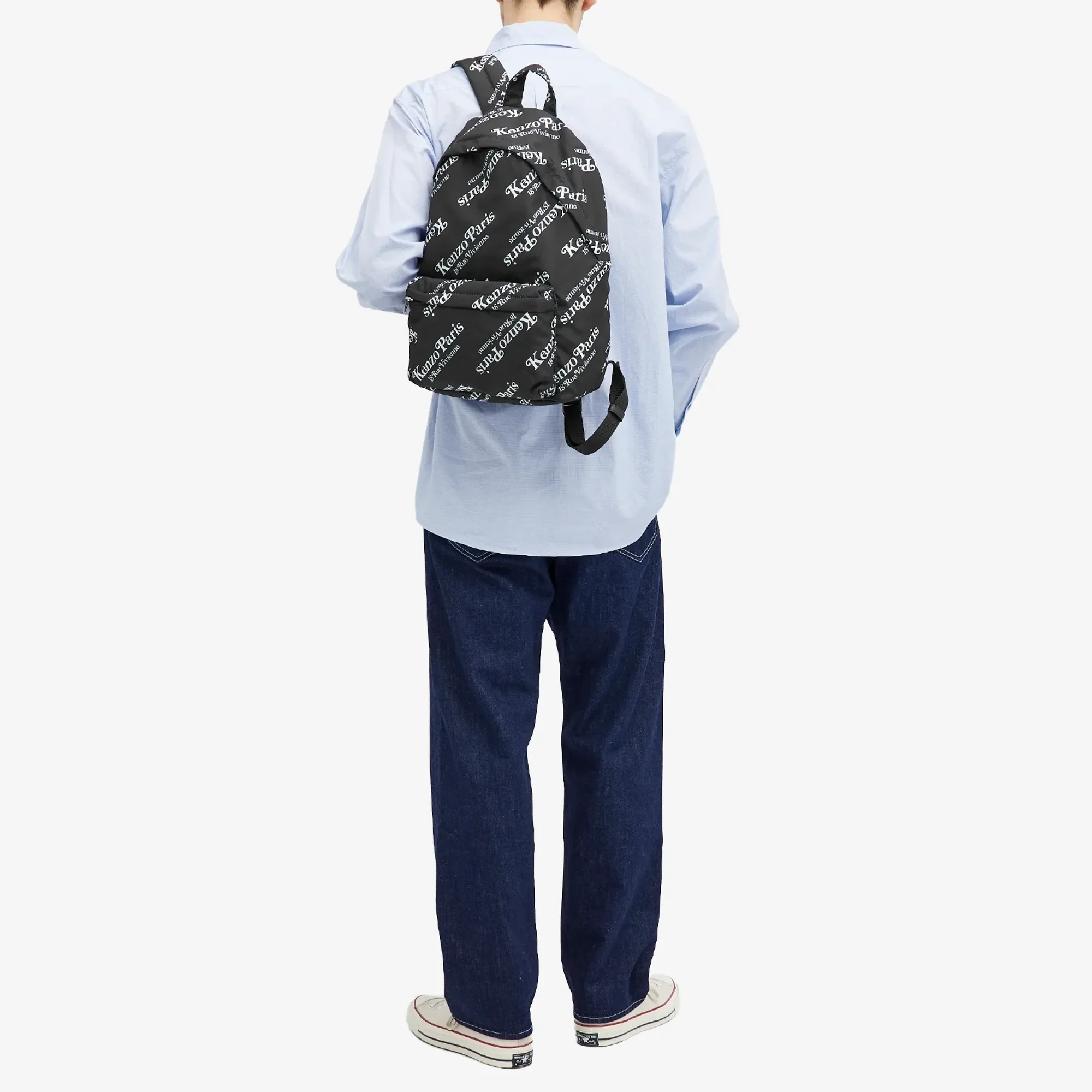 Kenzo X Verdy Collection Backpack Men Backpacks Black|White 