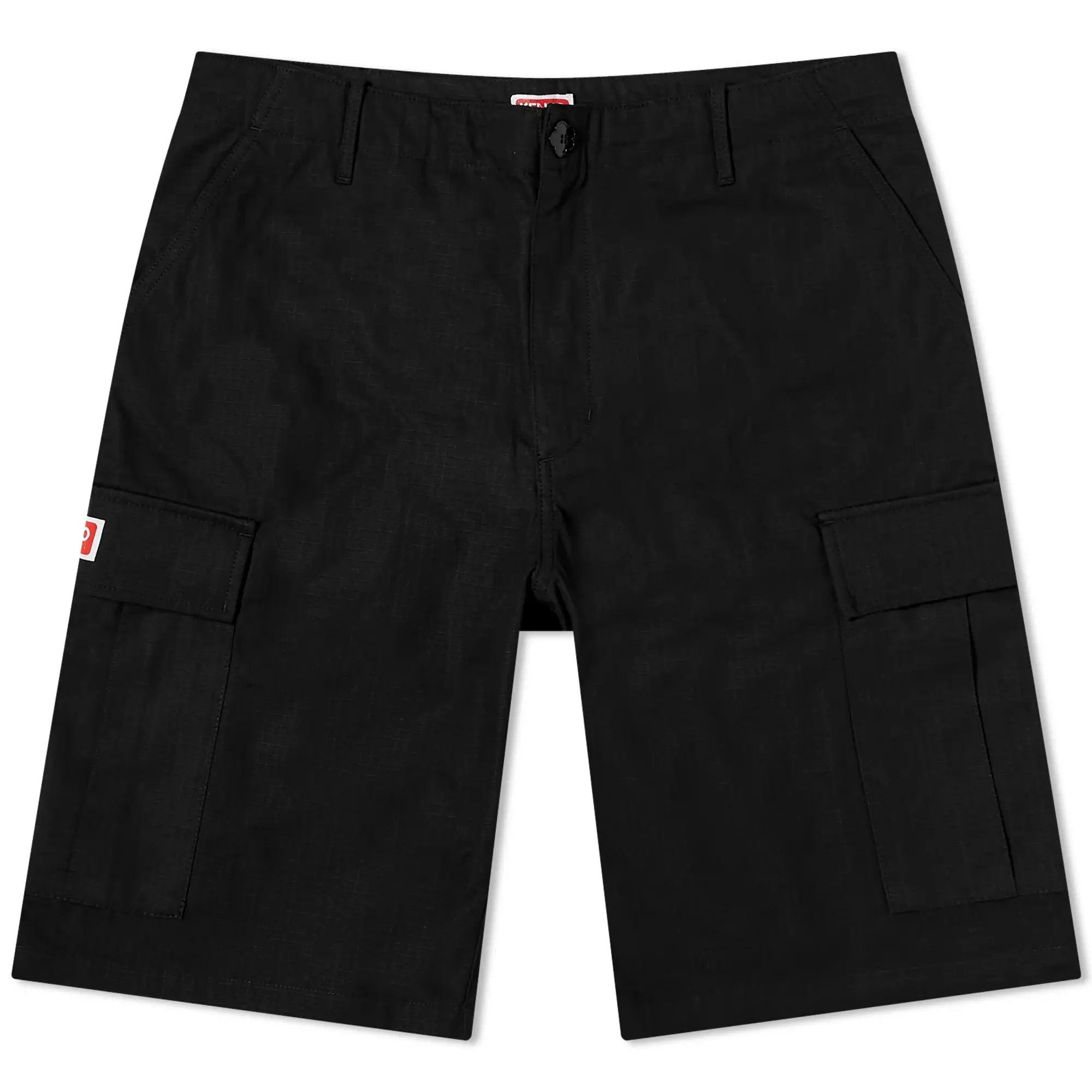 Kenzo Men's Cargo Workwear Shorts Black