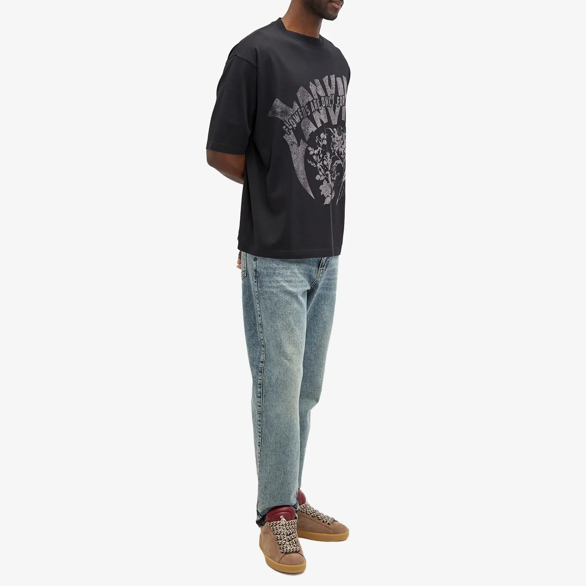 Lanvin Men's x Future Printed T-Shirt Black
