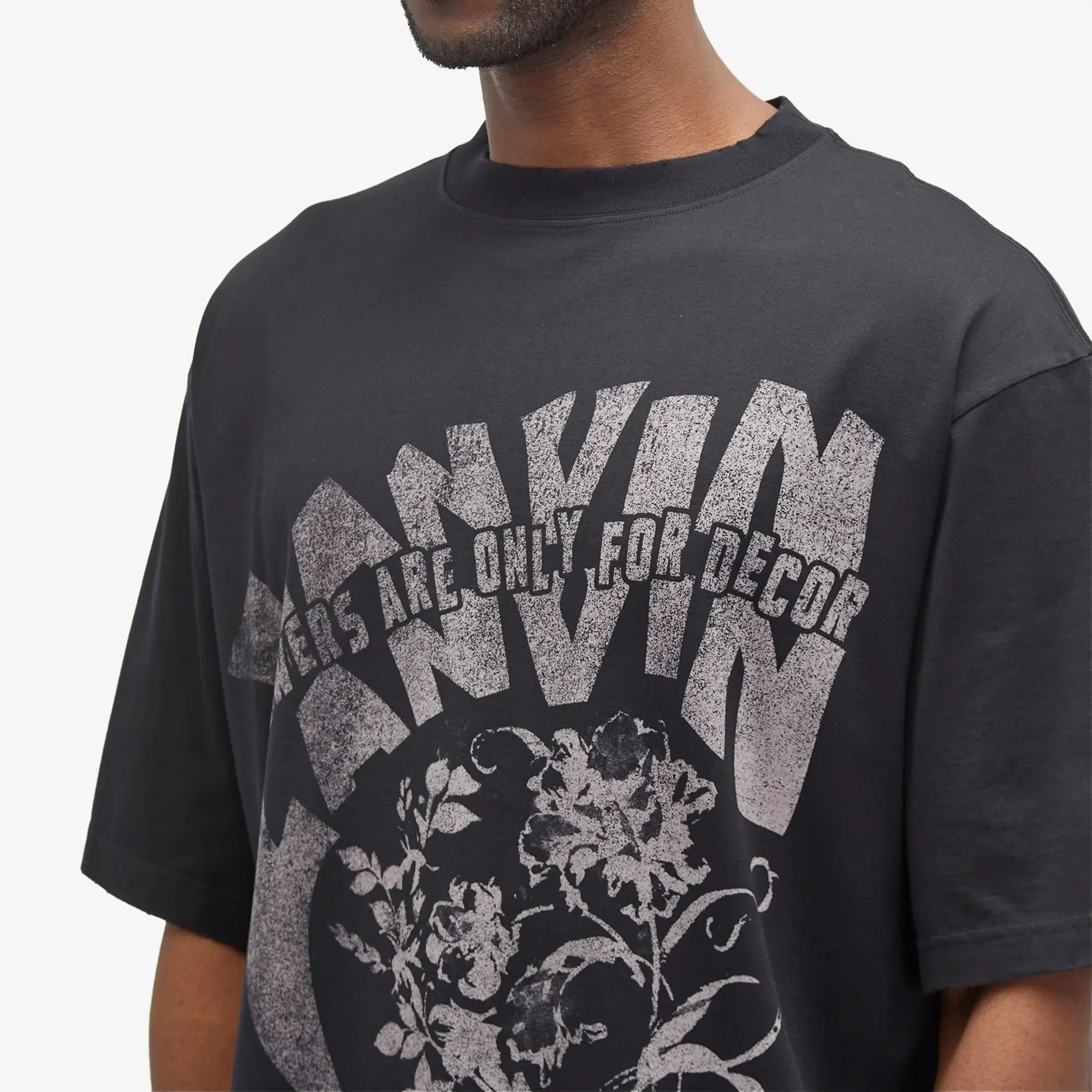 Lanvin Men's x Future Printed T-Shirt Black