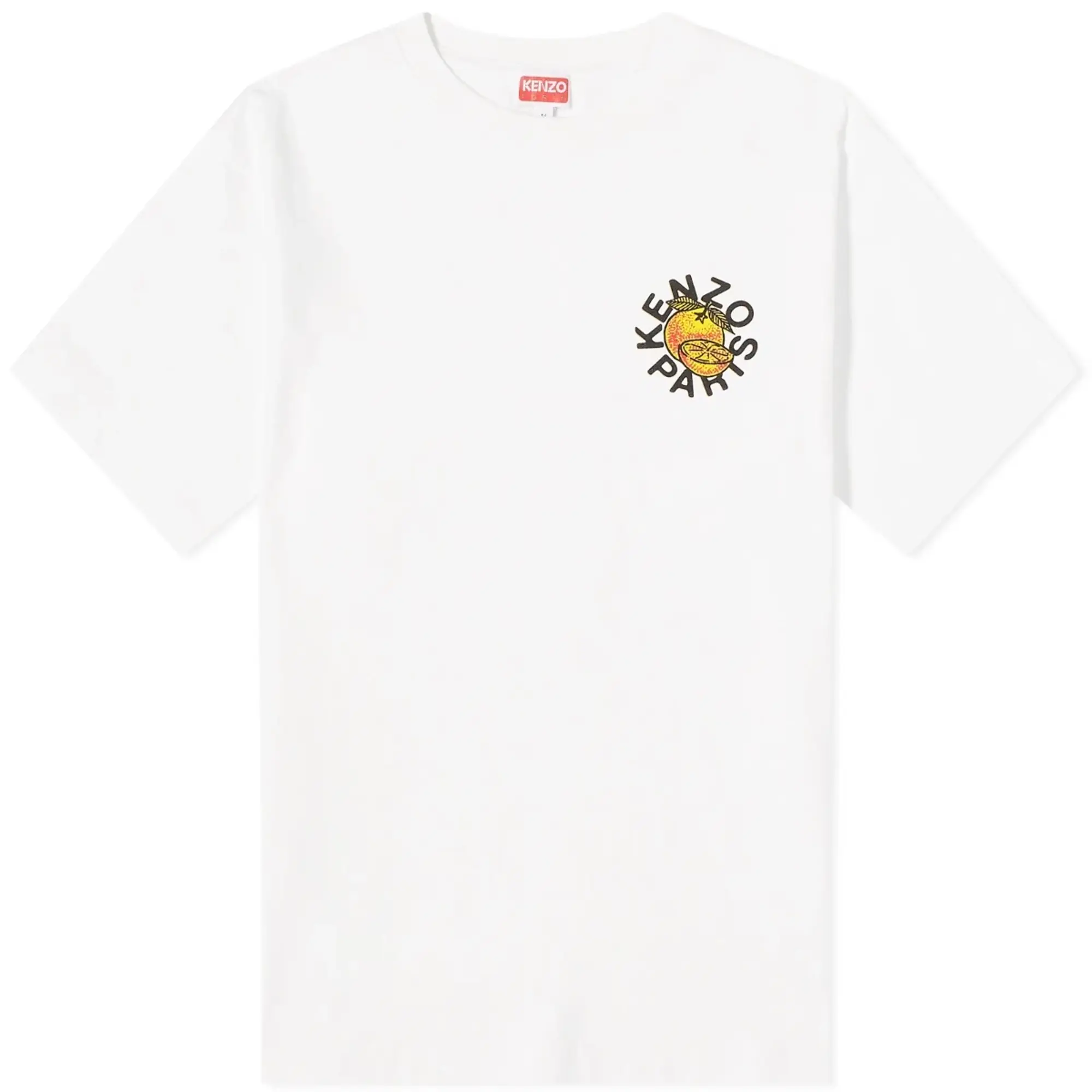 Kenzo Orange Classic Tee Men Shortsleeves Beige