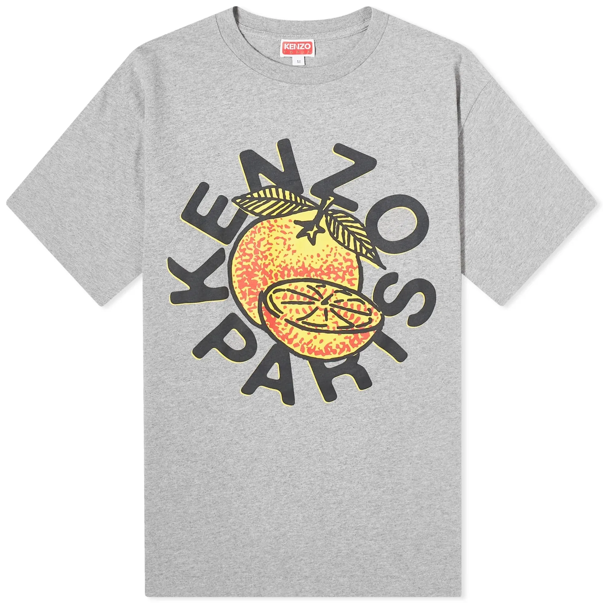 Kenzo Men's Big Orange Tee Pearl Grey | FE55TS2794SG-94C | FOOTY.COM