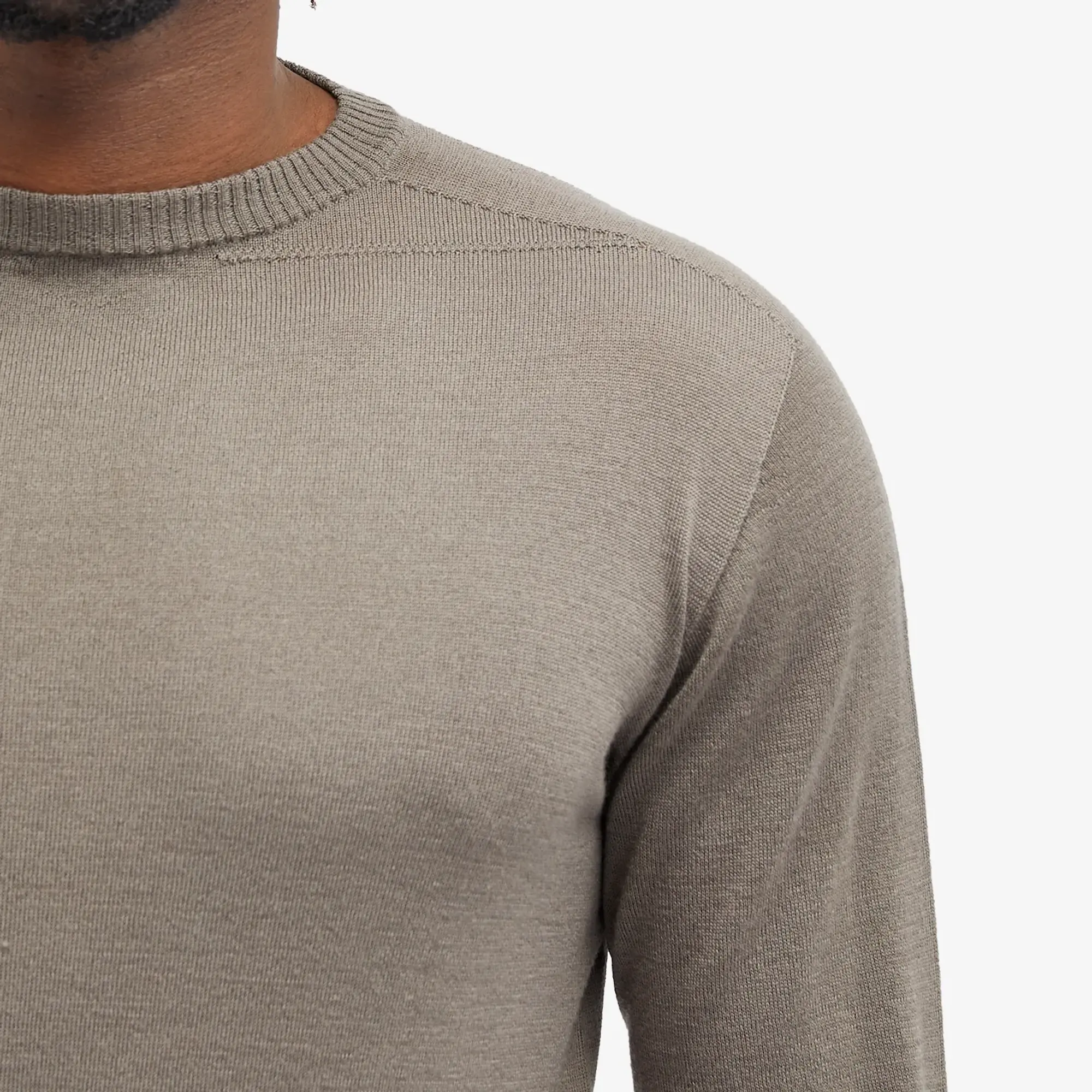 Rick Owens Men's Oversized Round Knit Dust