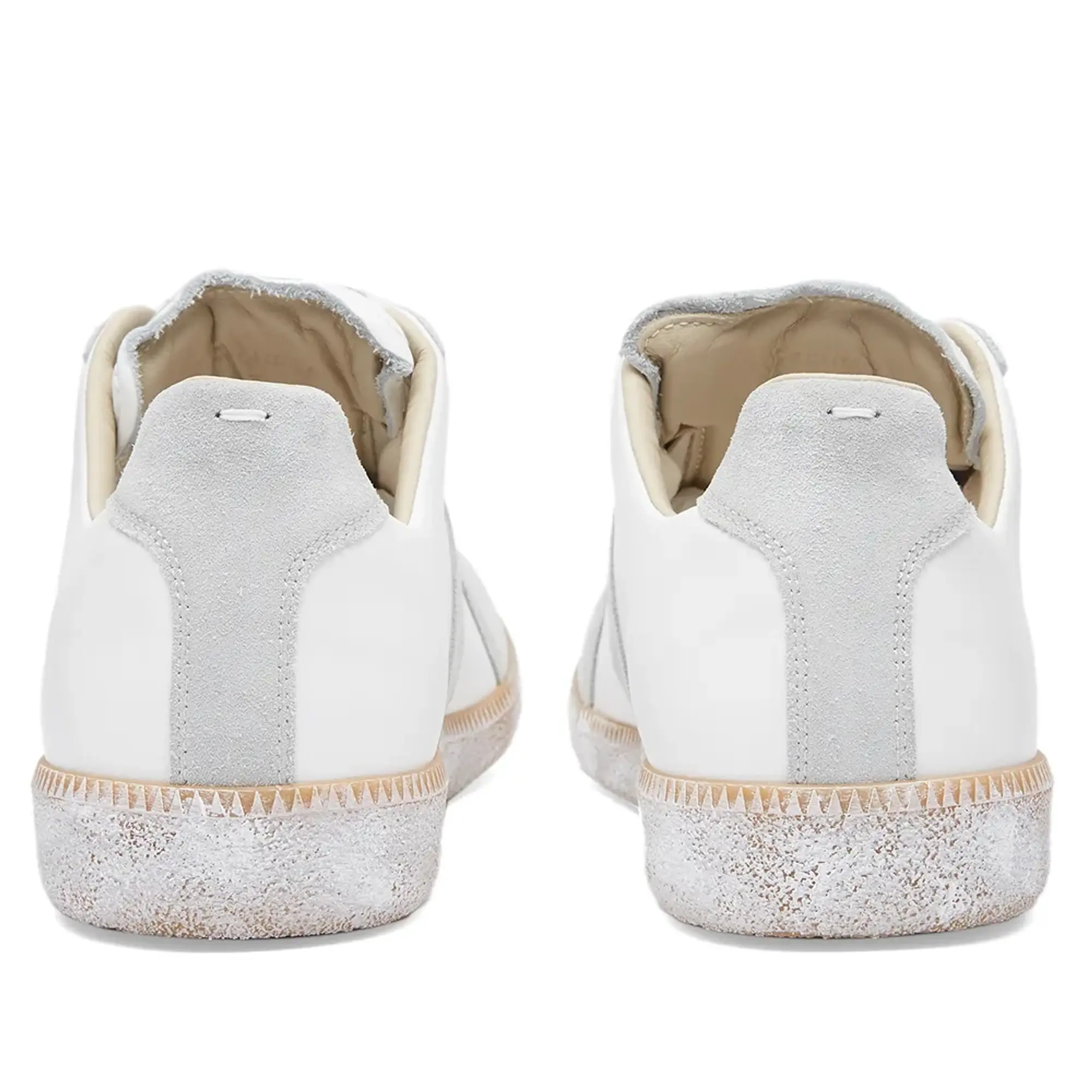 Maison Margiela Men's Painted Sole Replica Sneaker Off White