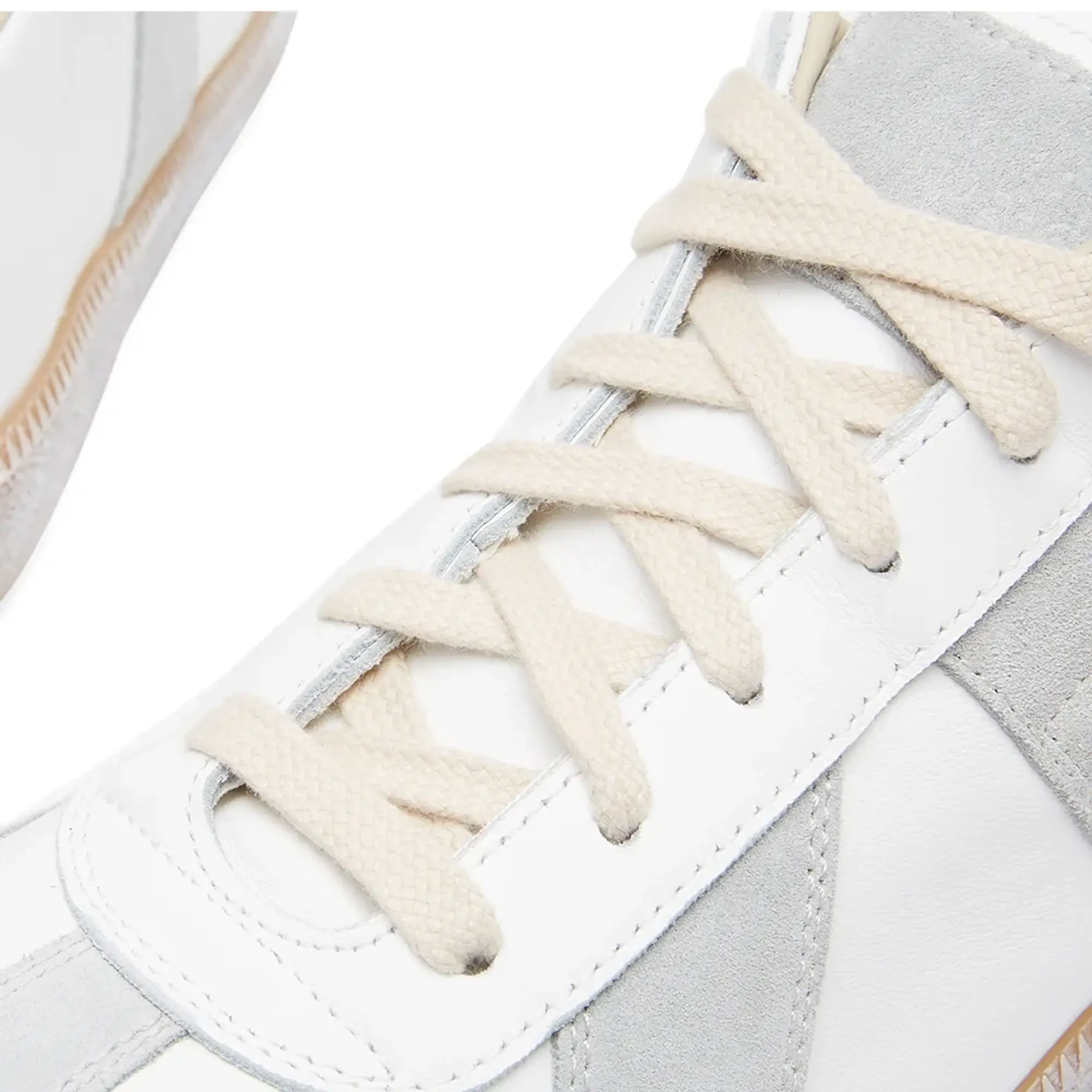 Maison Margiela Men's Painted Sole Replica Sneaker Off White