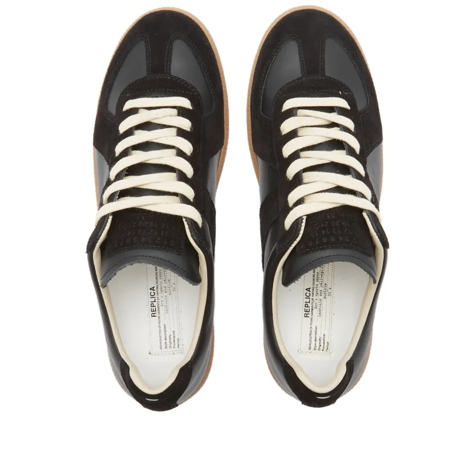 Maison Margiela Men's Classic Replica Sneaker Black Maison Margiela Men's Classic Replica Sneaker Black