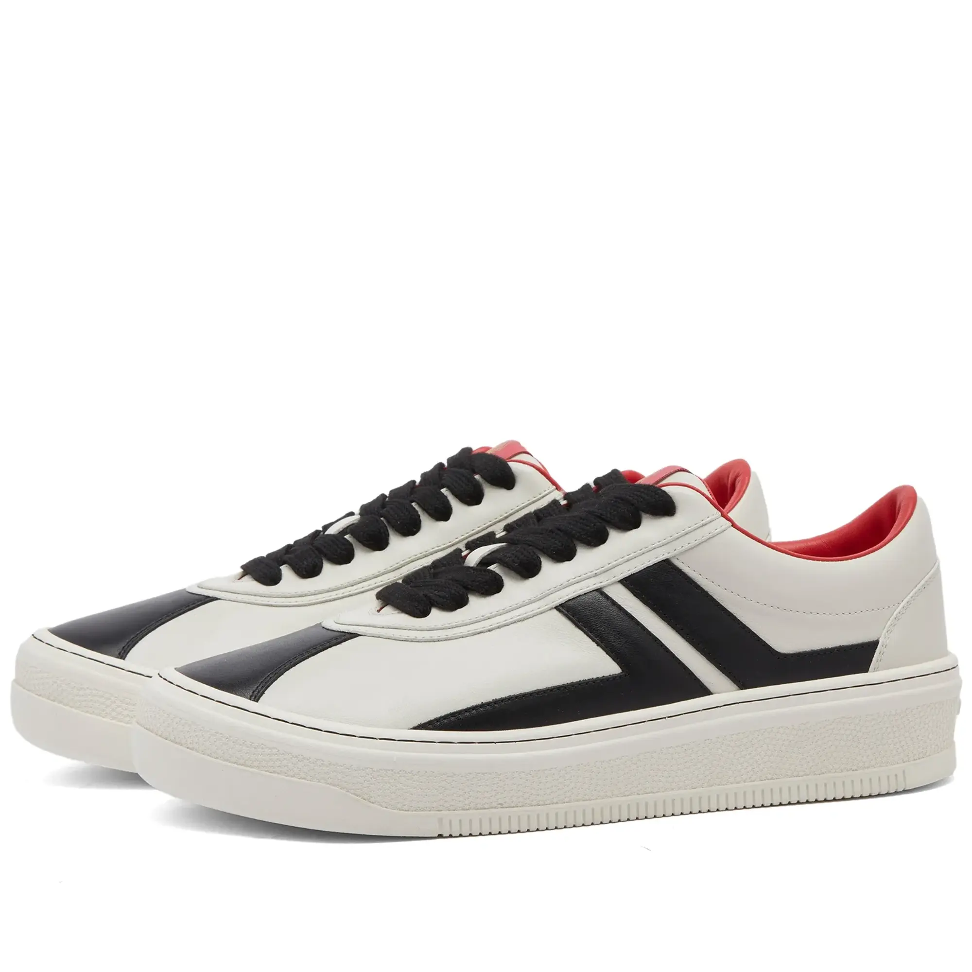 Lanvin Men's x Future High Sole Sneaker Off White/Black
