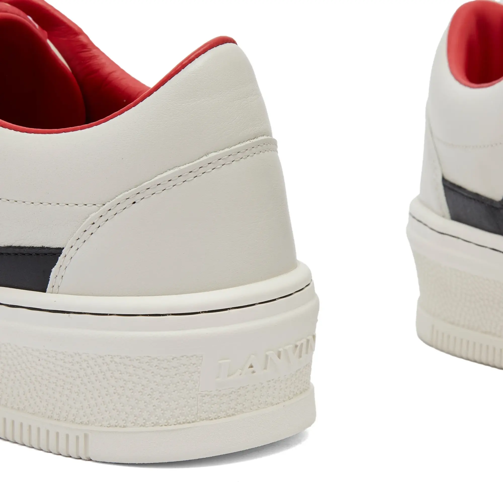 Lanvin Men's x Future High Sole Sneaker Off White/Black