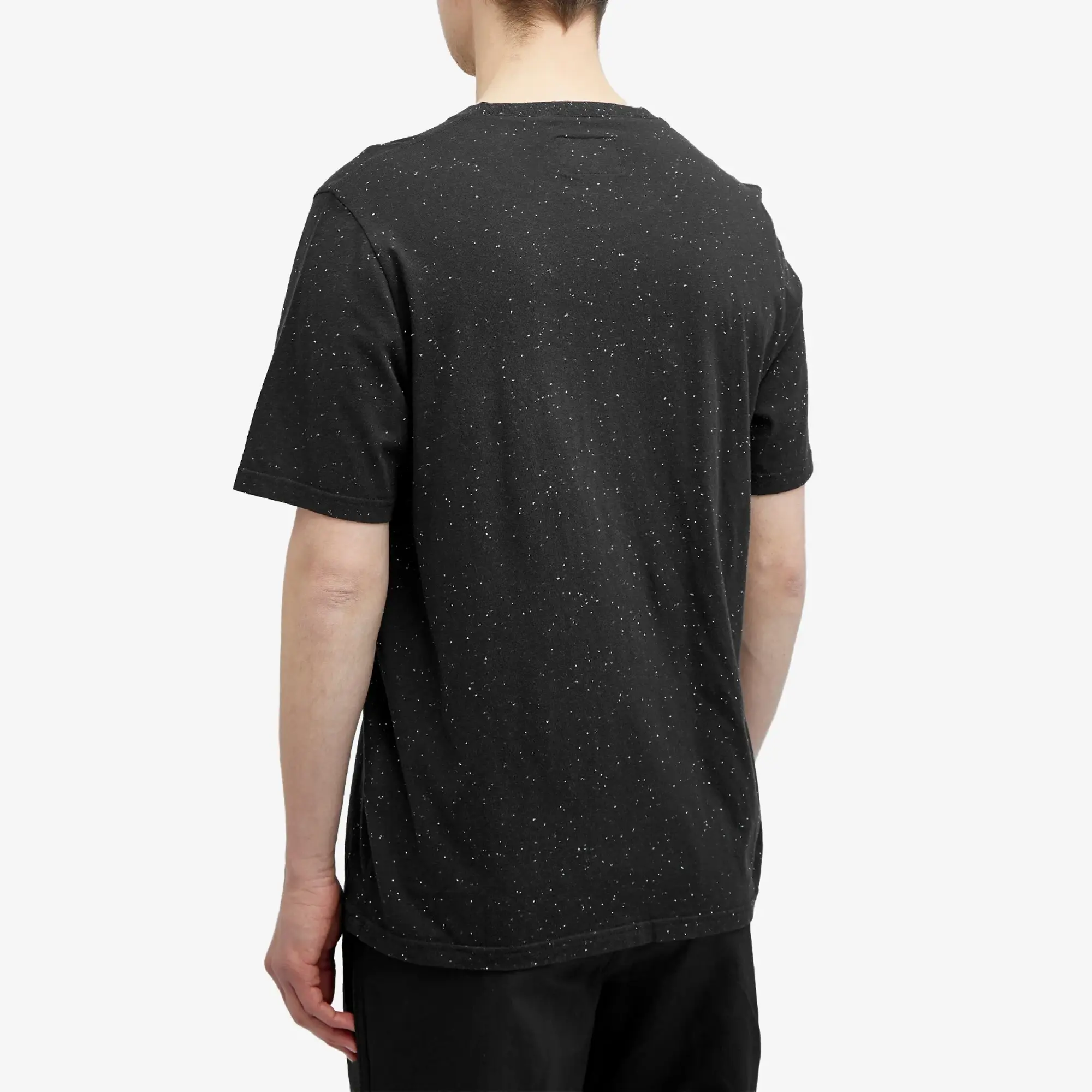 Folk Men's Pocket Nep Assembly T-Shirt Soft Black