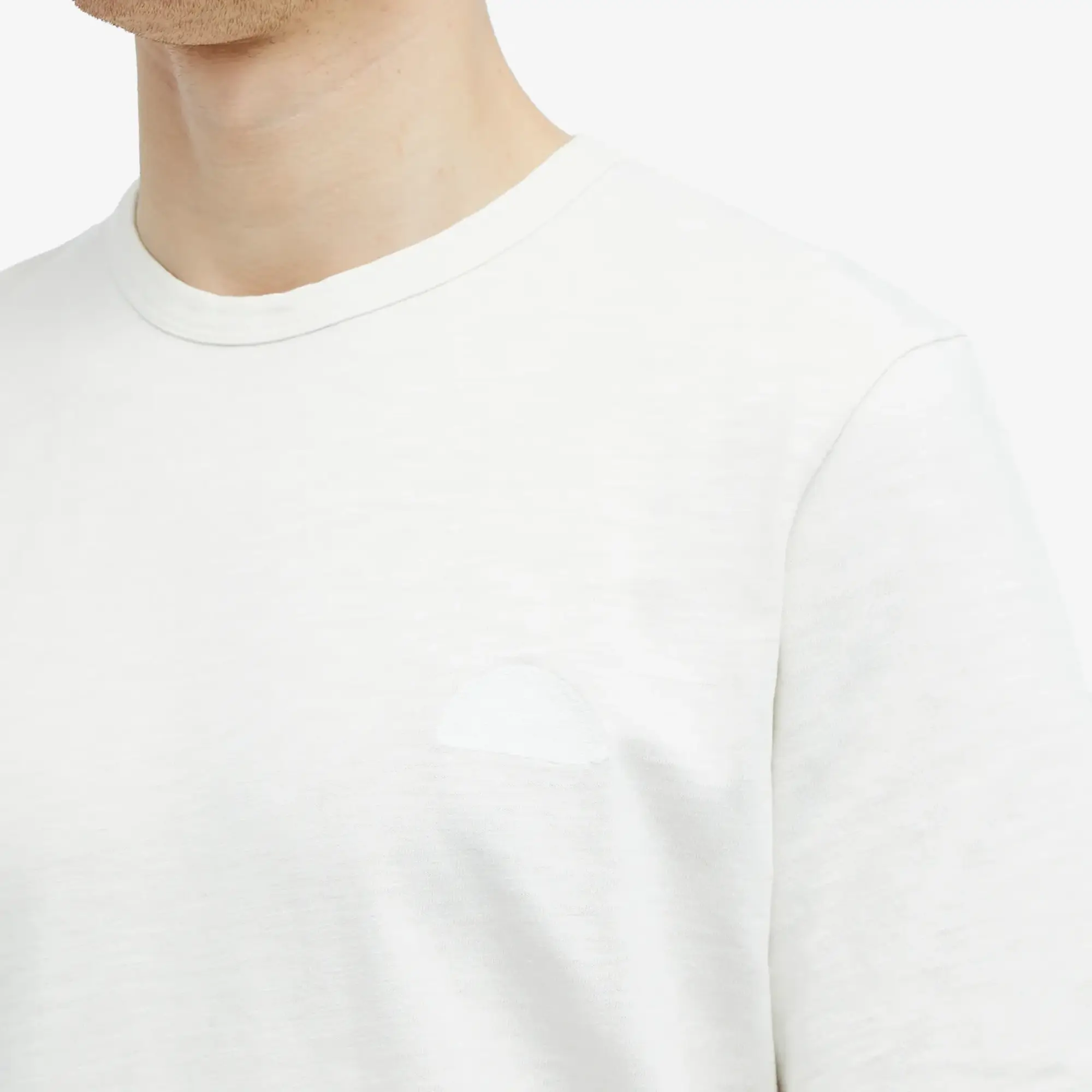 Folk Men's Slub T-Shirt Ecru