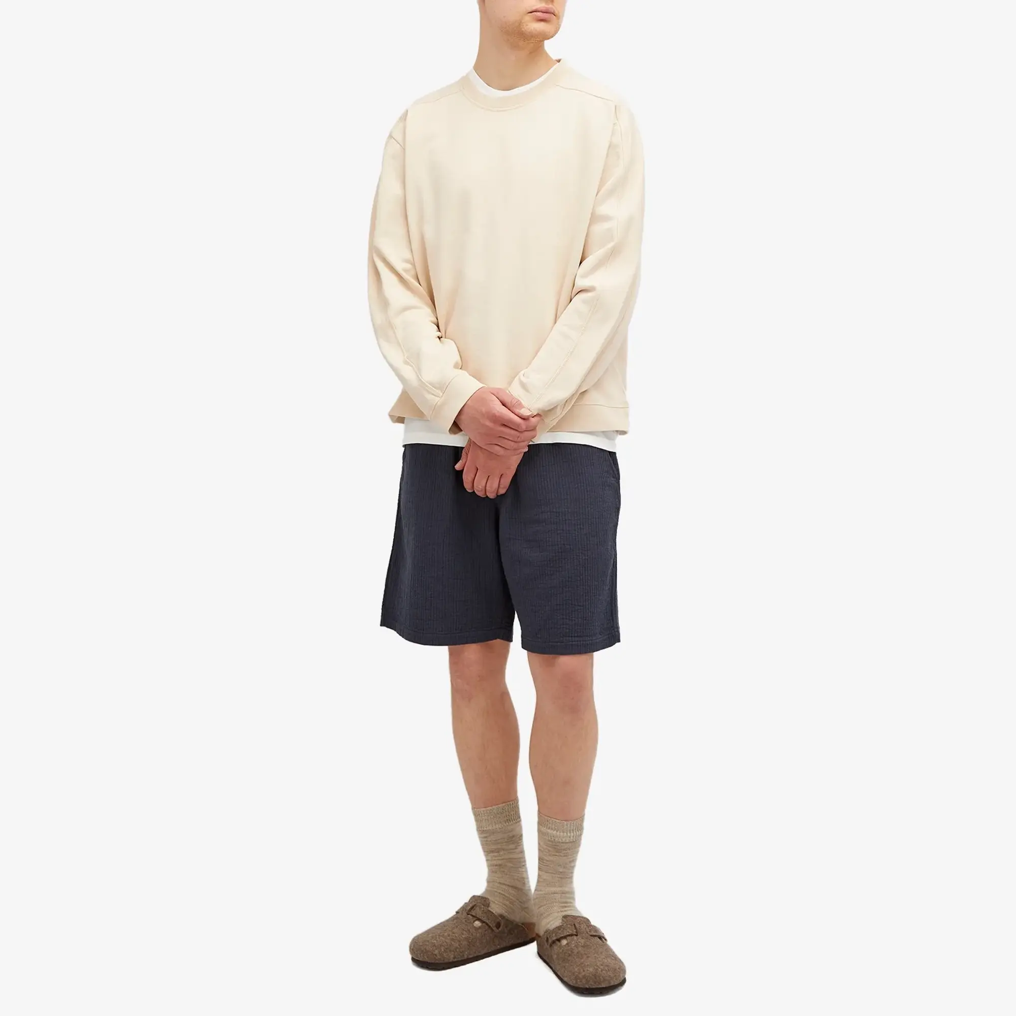 Folk Men's Prism Crew Sweat Soft Pink