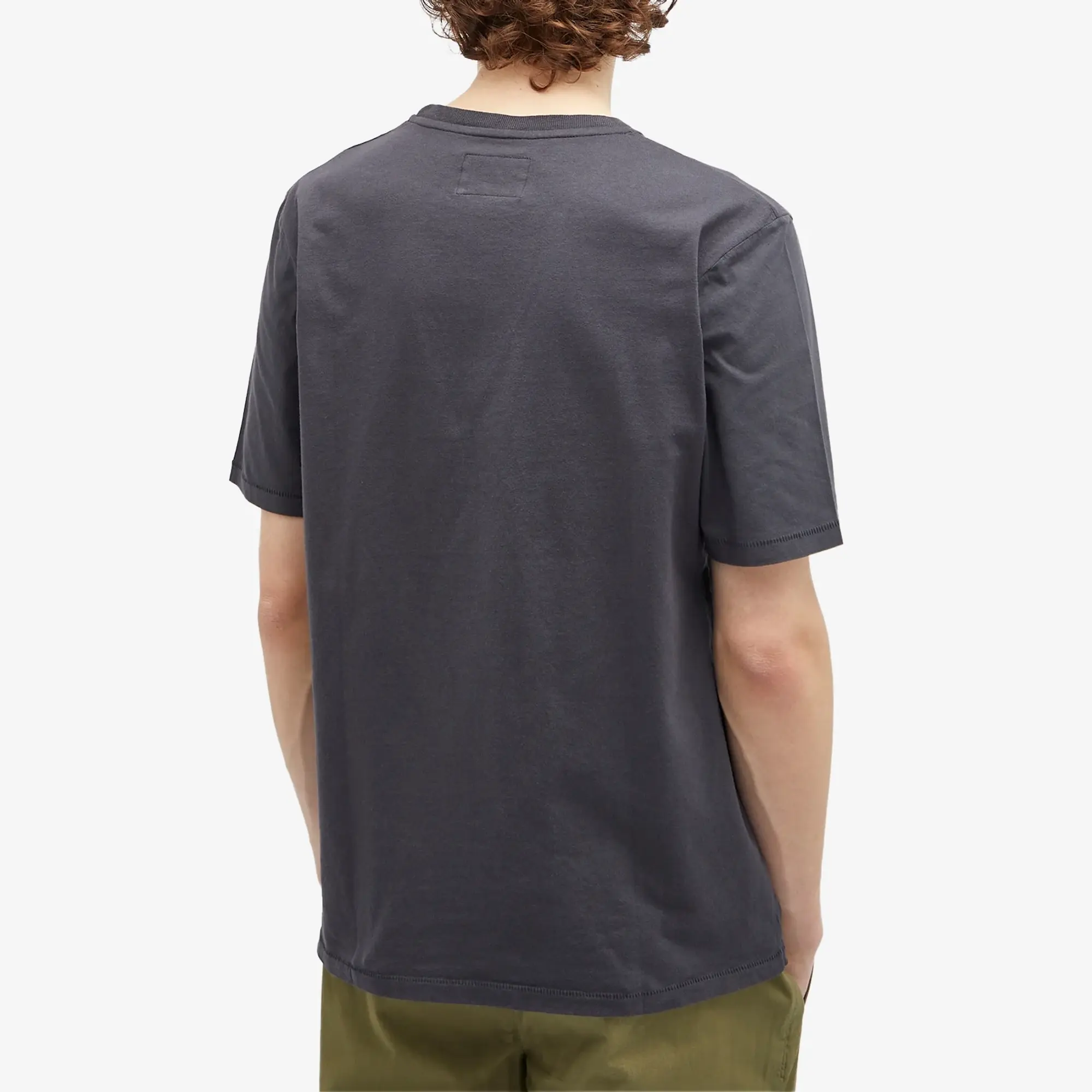 Folk Men's Contrast Sleeve T-Shirt Graphite