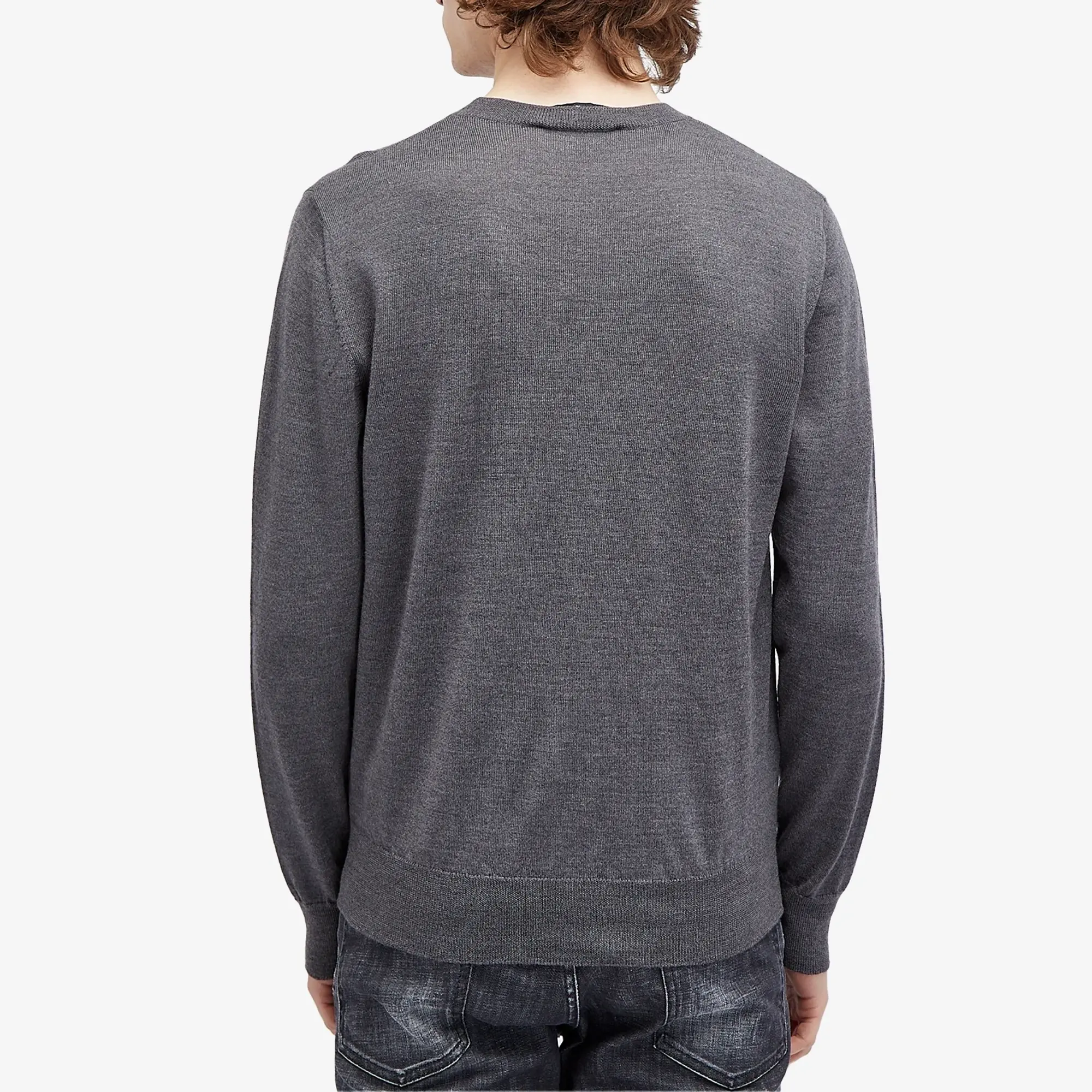 Dsquared2 Men's D2 Leaf Crew Neck Jumper Grey