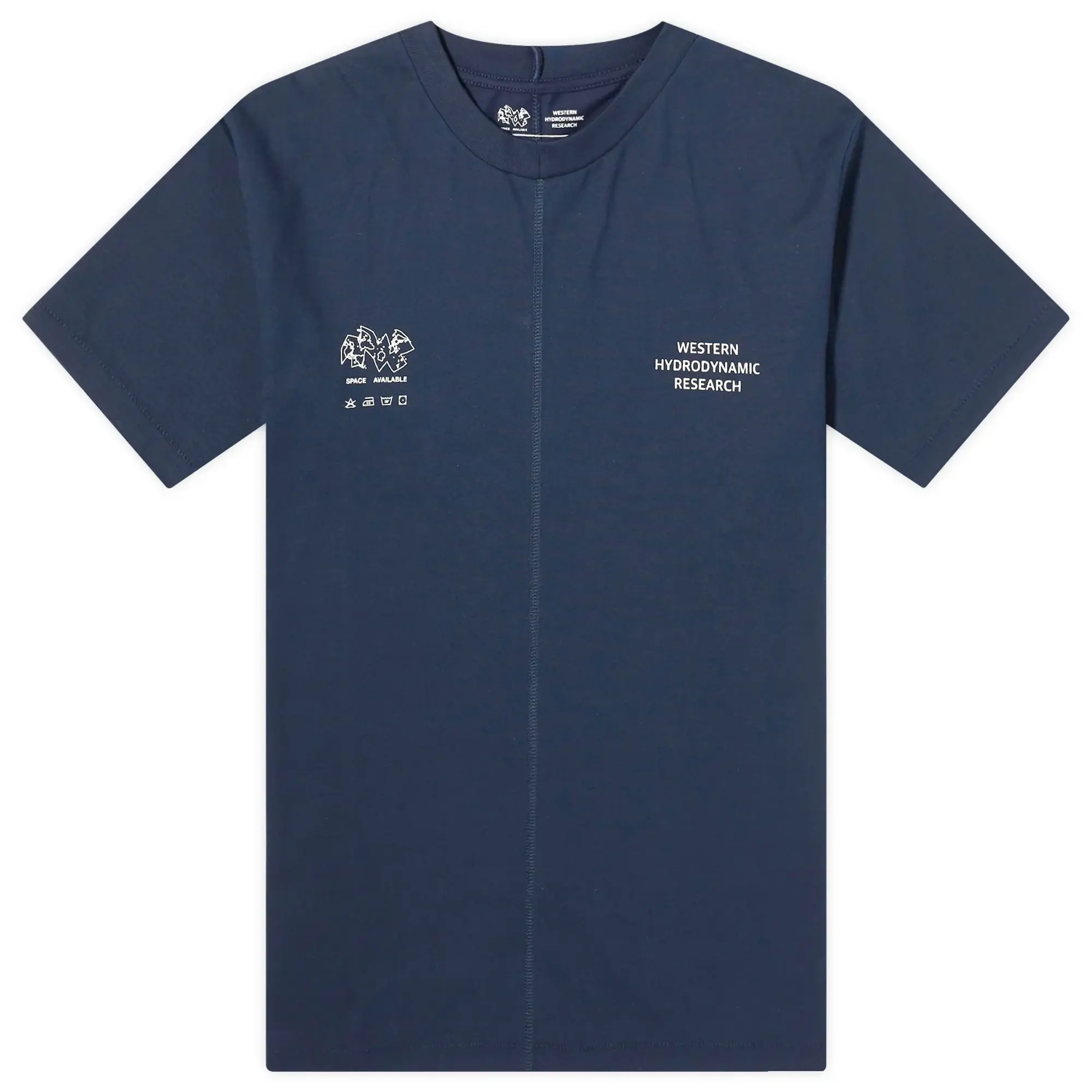 Space Available Men's x WHR Logo T-Shirt Navy