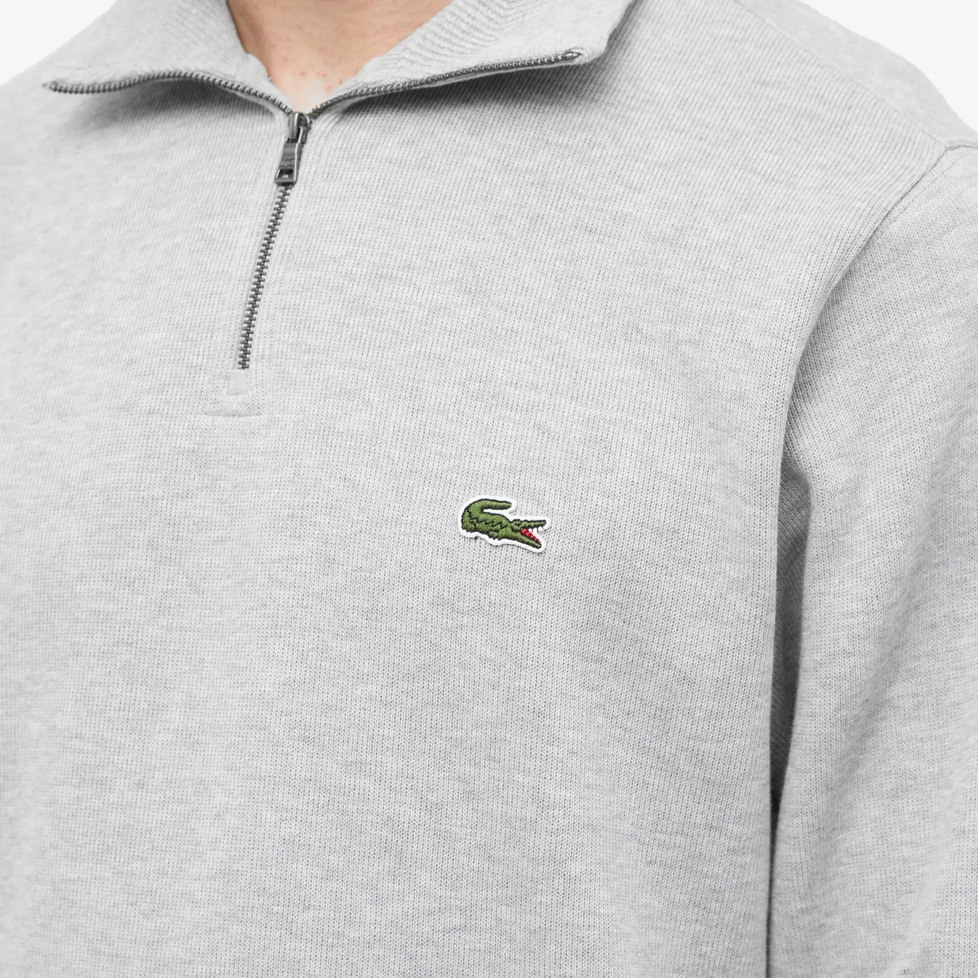 Lacoste ZIPPERED Stand-Up Collar Sweatshirt