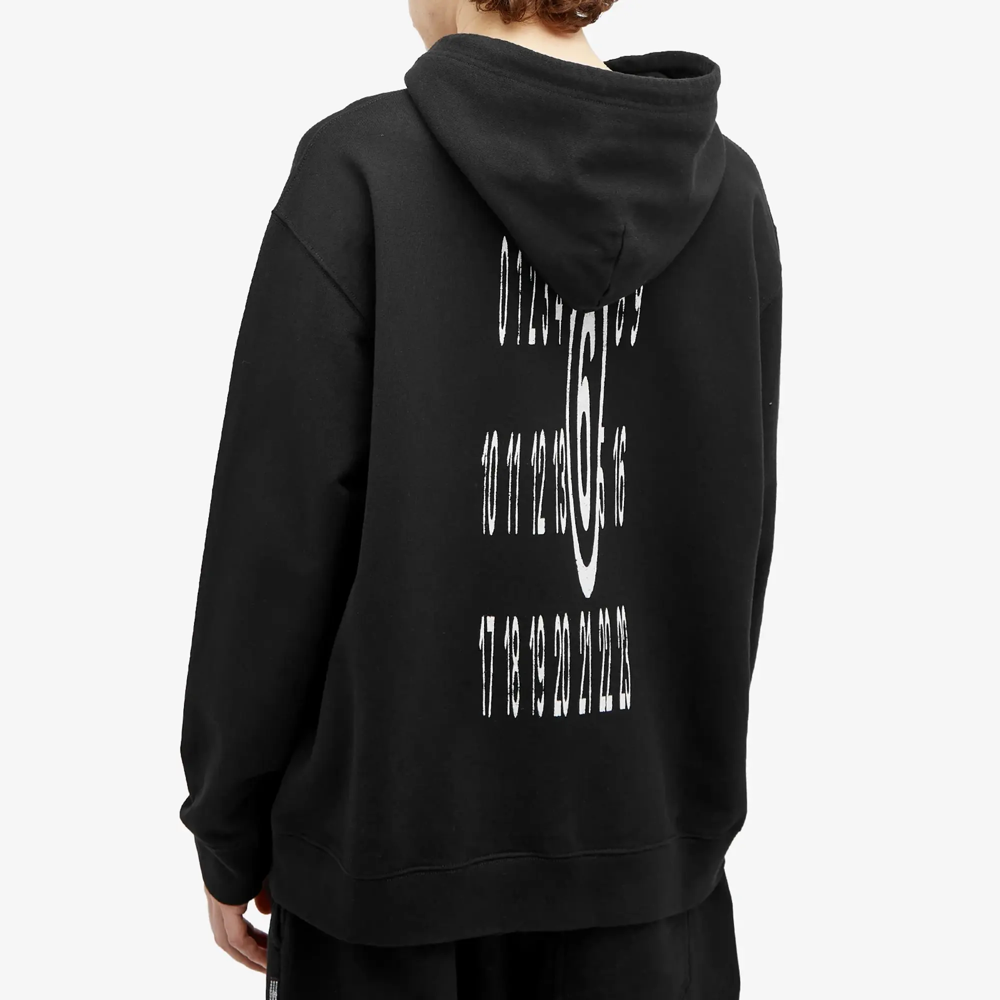 ★MM6 Maison Margiela★ Logo Cotton Hoodie Black S62GU0081S2 MM6 Maison Margiela - Logo Zip Up Hoodie | HBX - Globally