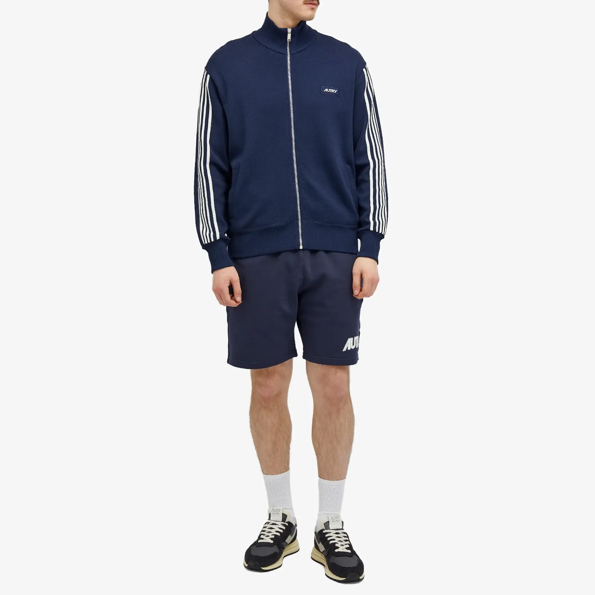 Autry Men's Logo Sweat Short Blue