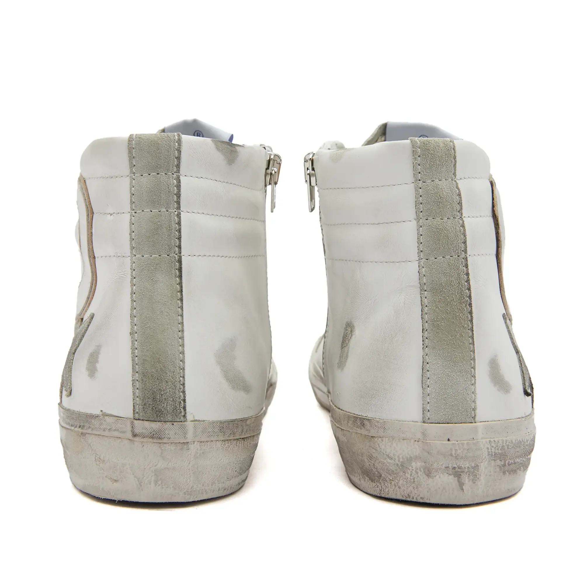 Golden Goose Men's Slide Leather Sneaker White/Ice