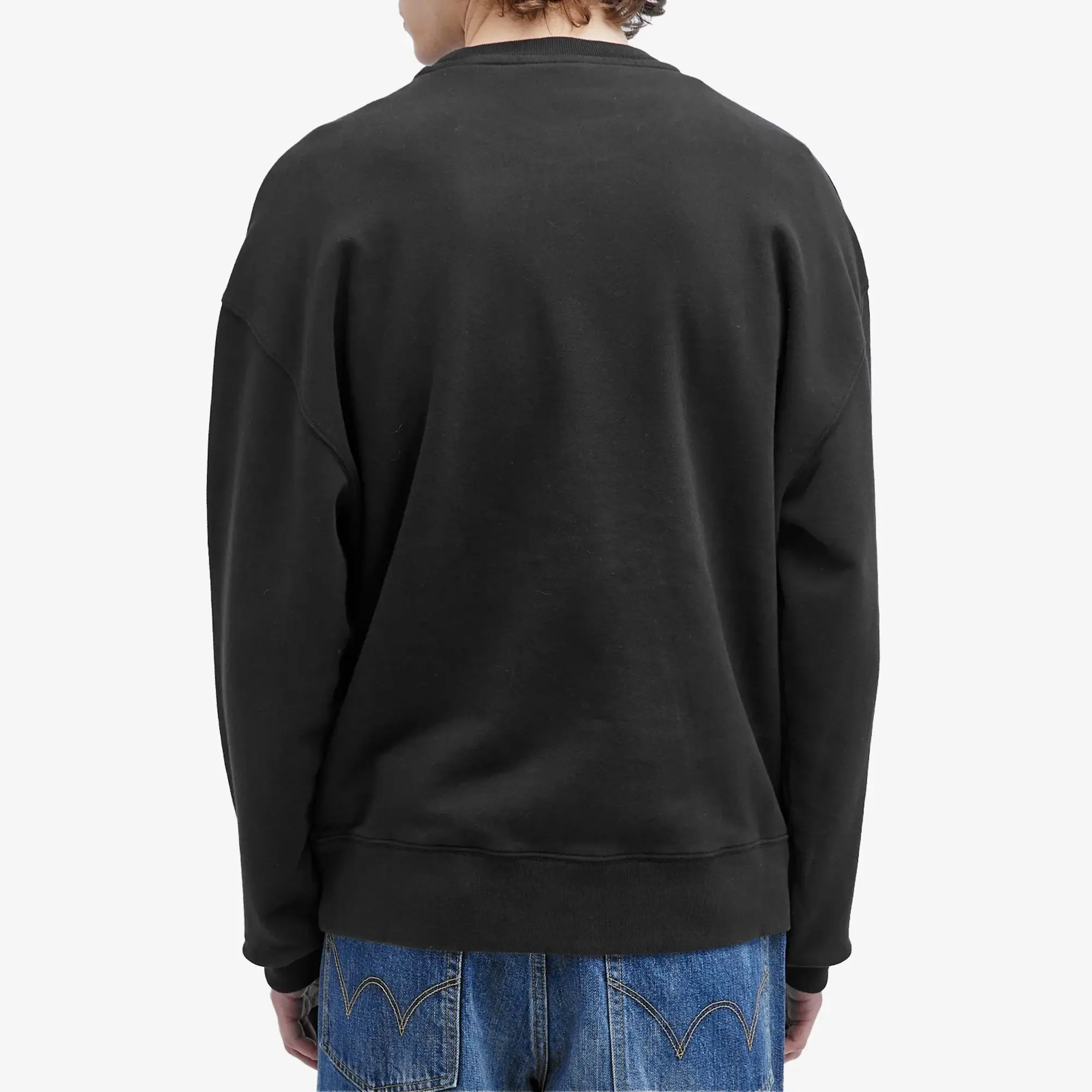 Cafe Kitsune Café Kitsune Coffee Cup Relax Crew Sweater Black