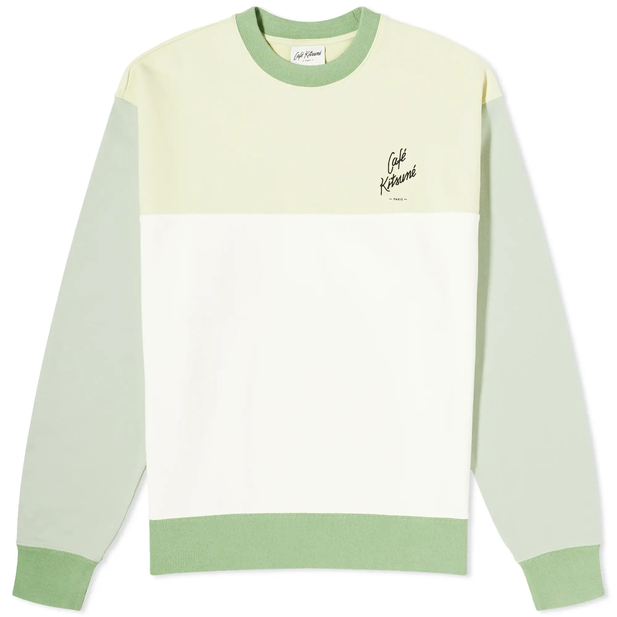 Cafe Kitsune Café Kitsune Colorblock Relax Sweater Chai Colorblock