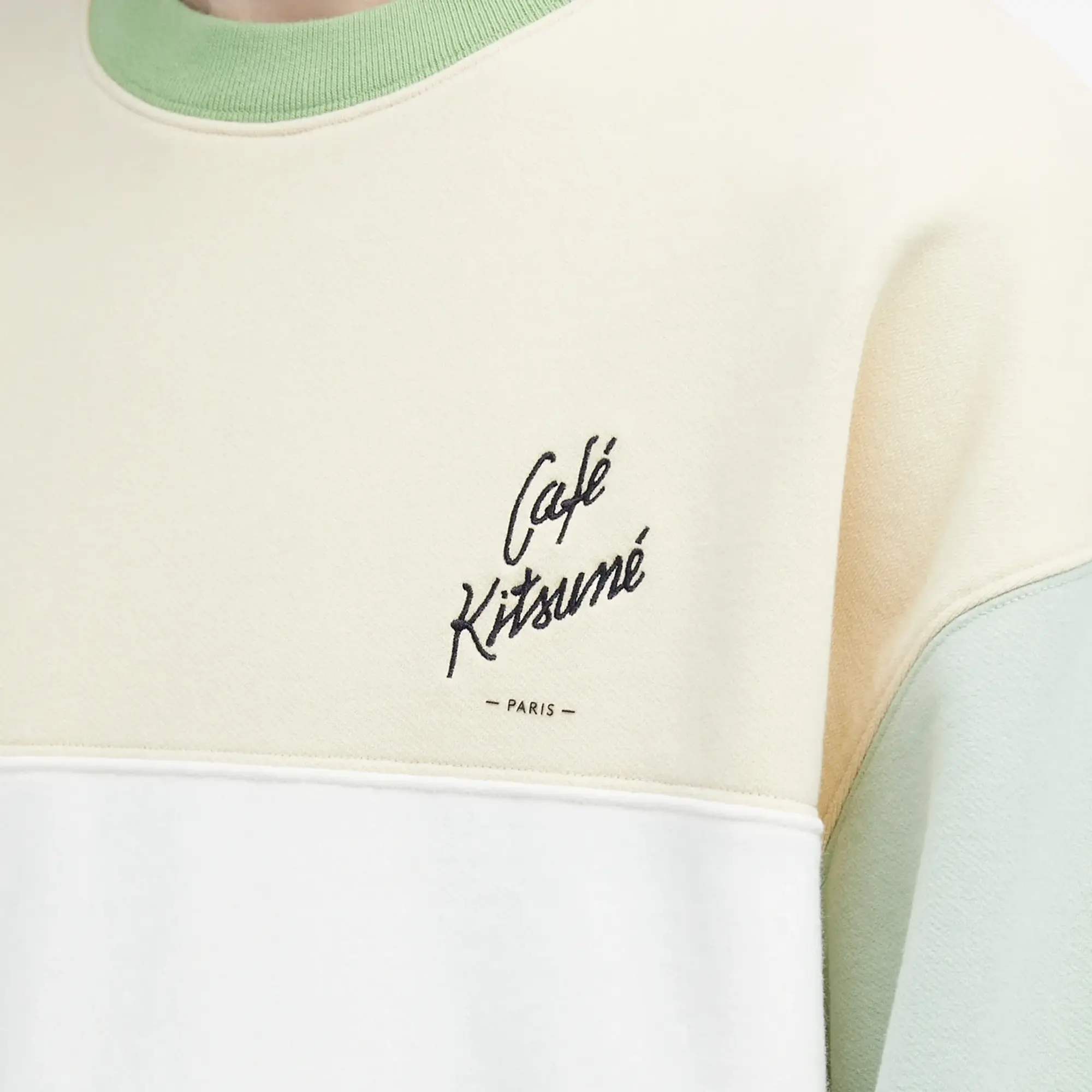 Cafe Kitsune Café Kitsune Colorblock Relax Sweater Chai Colorblock