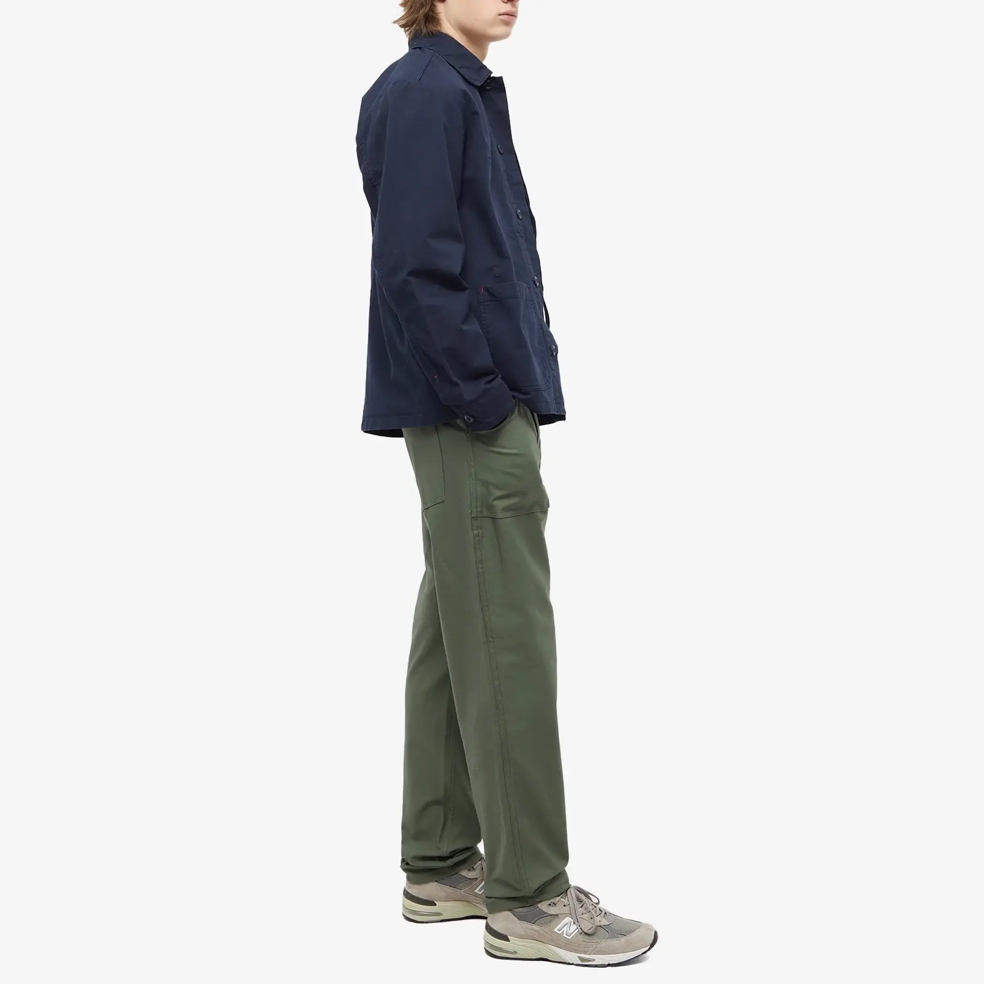 Stan Ray Men's Taper Fit 4 Pocket Fatigue Pant Olive Sateen