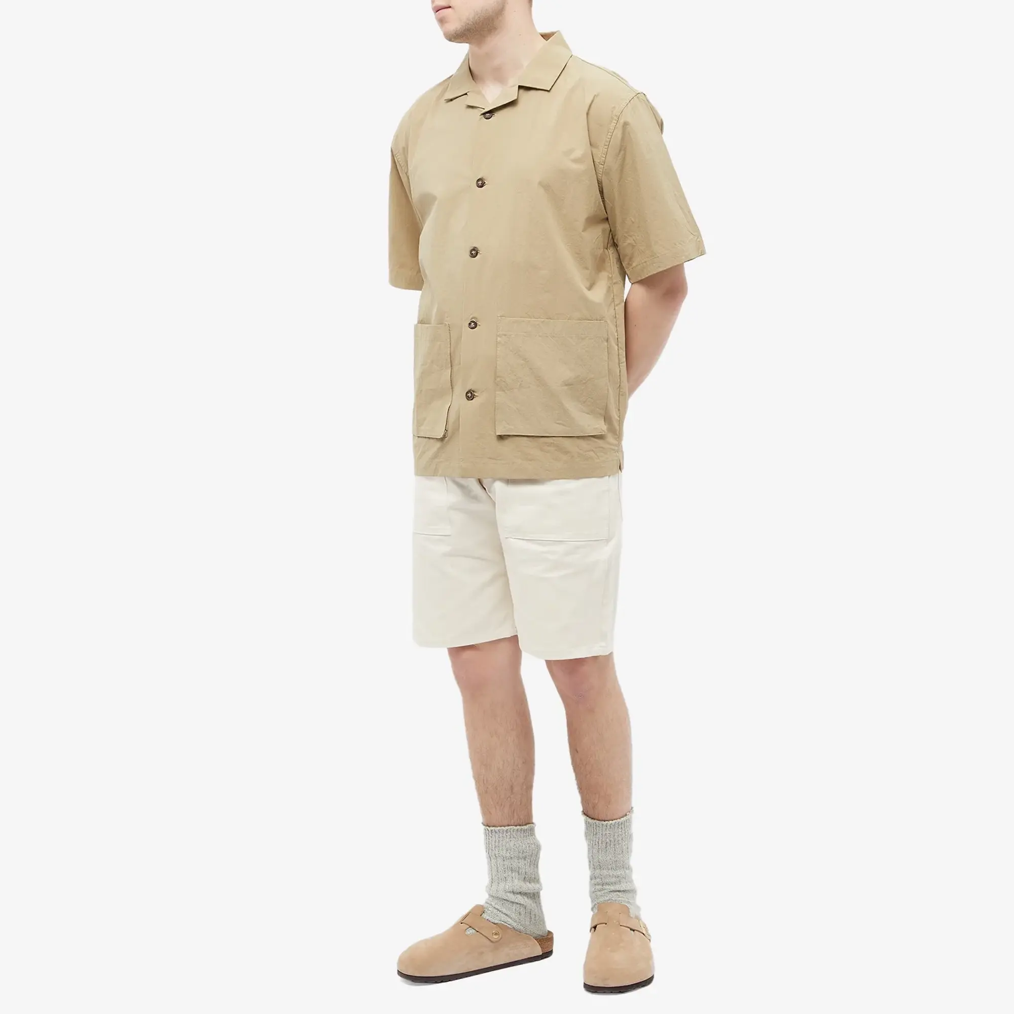 Stan Ray Men's Fatigue Shorts Natural Drill