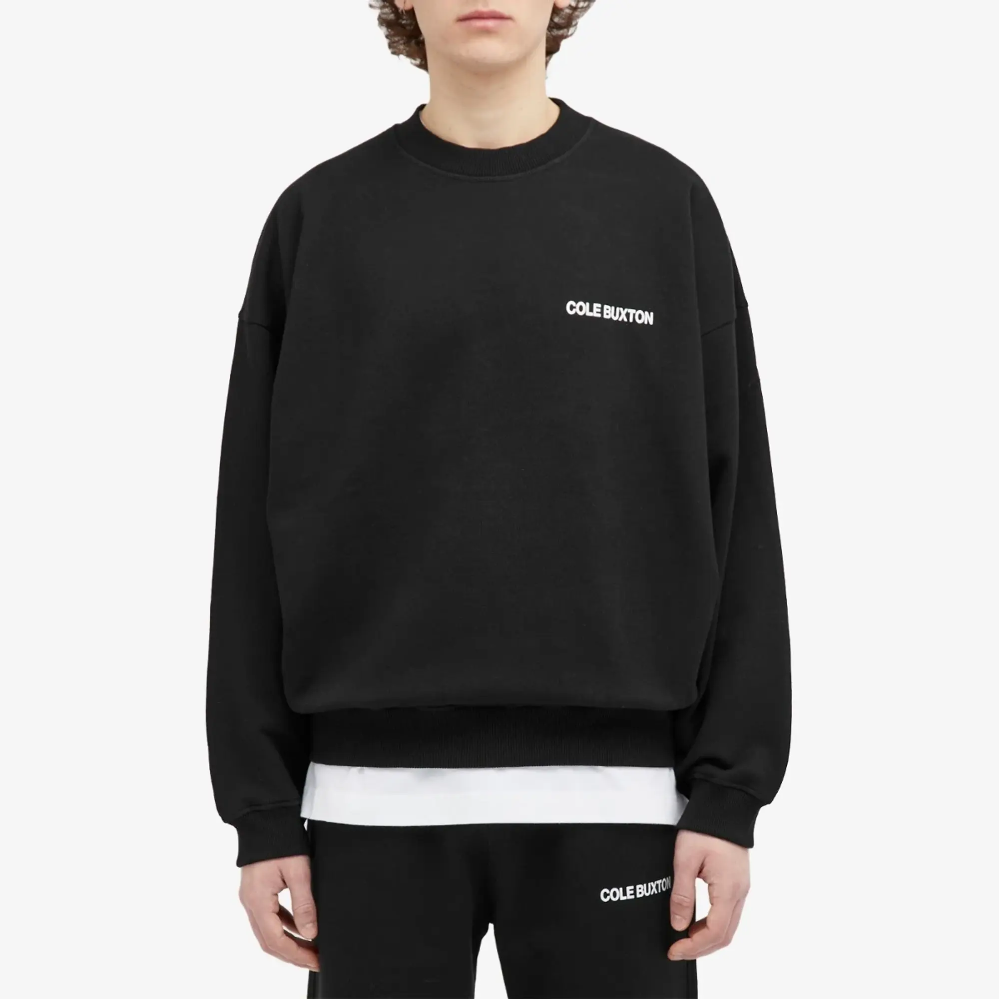 Cole Buxton Men's Sportswear Crew Sweat Black