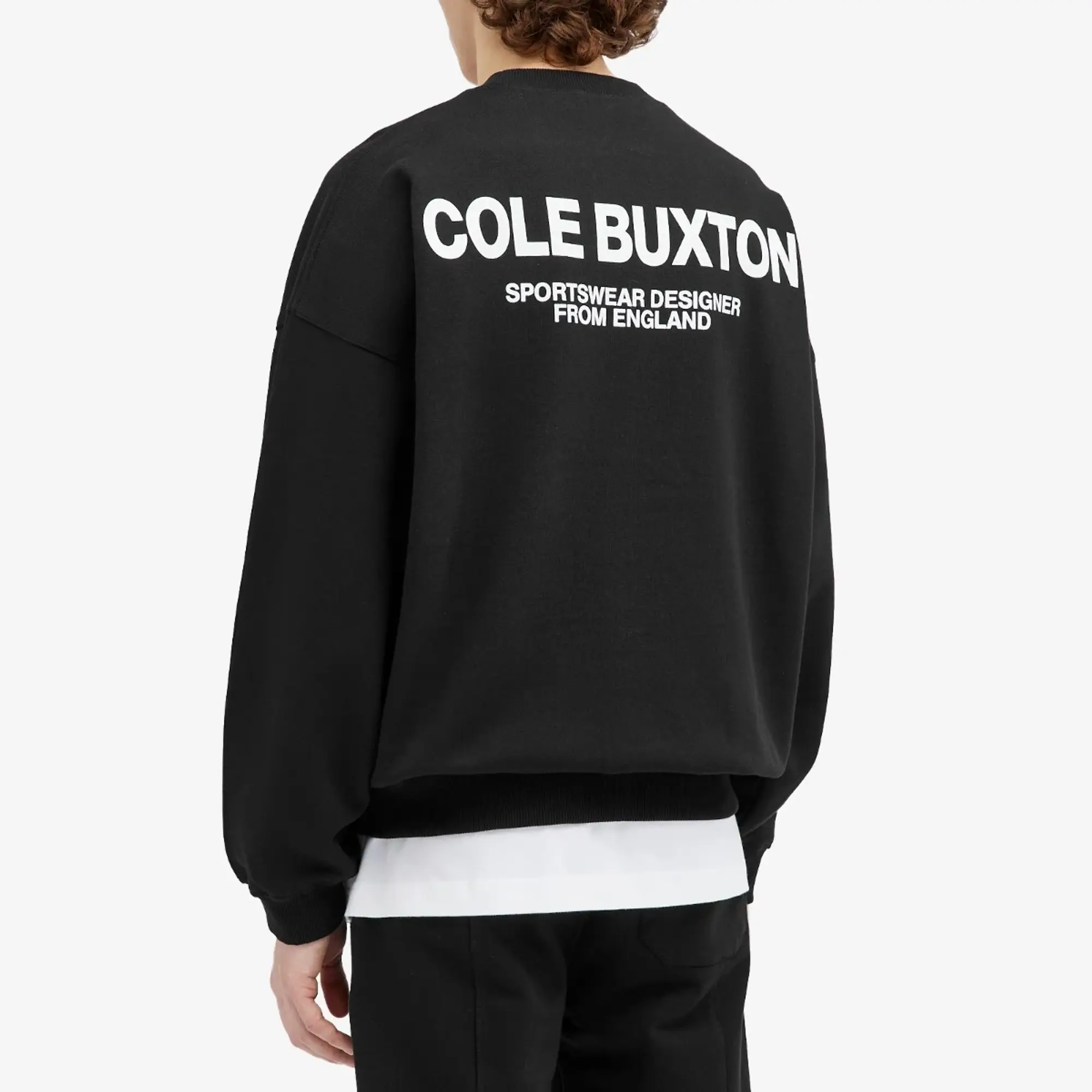 Cole Buxton Men's Sportswear Crew Sweat Black