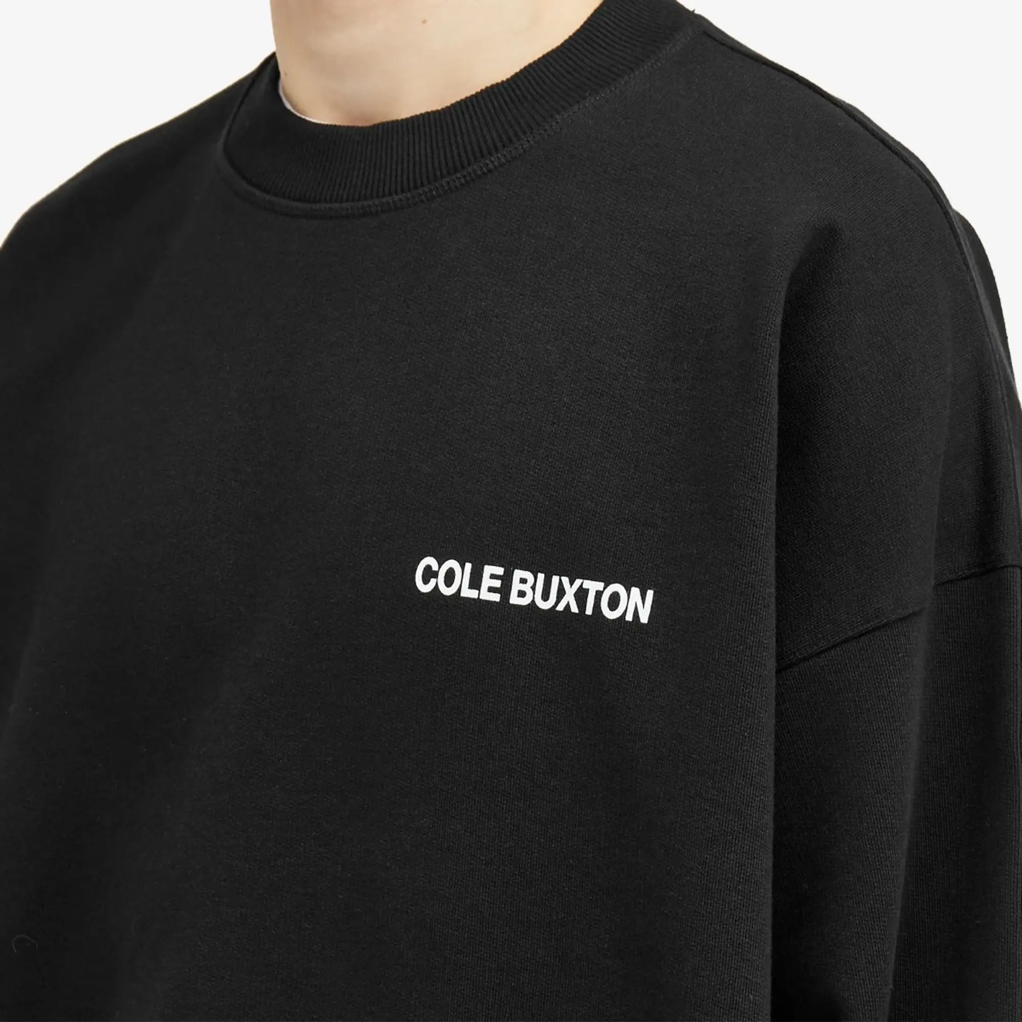 Cole Buxton Men's Sportswear Crew Sweat Black