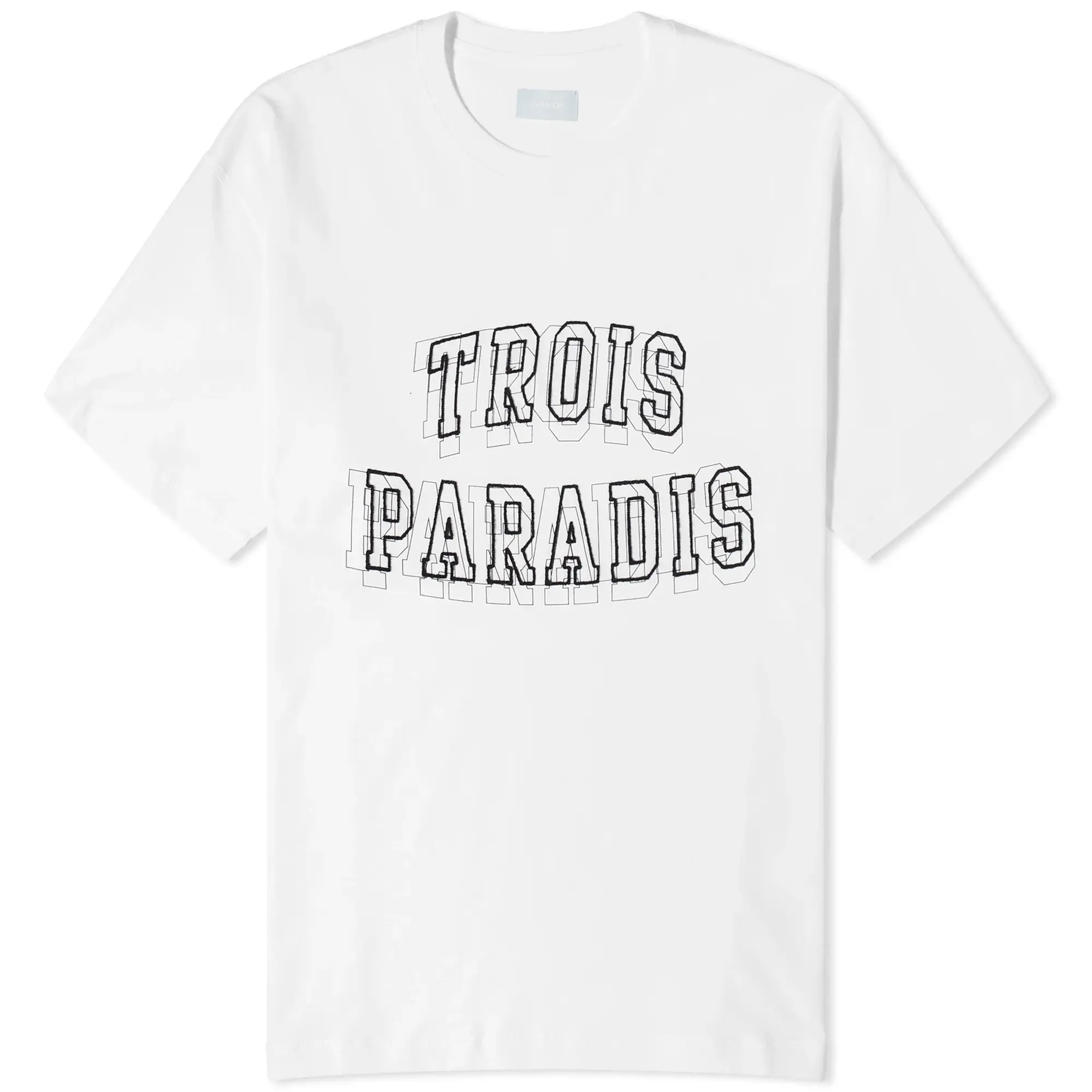 3.Paradis Men's NC T-Shirt White