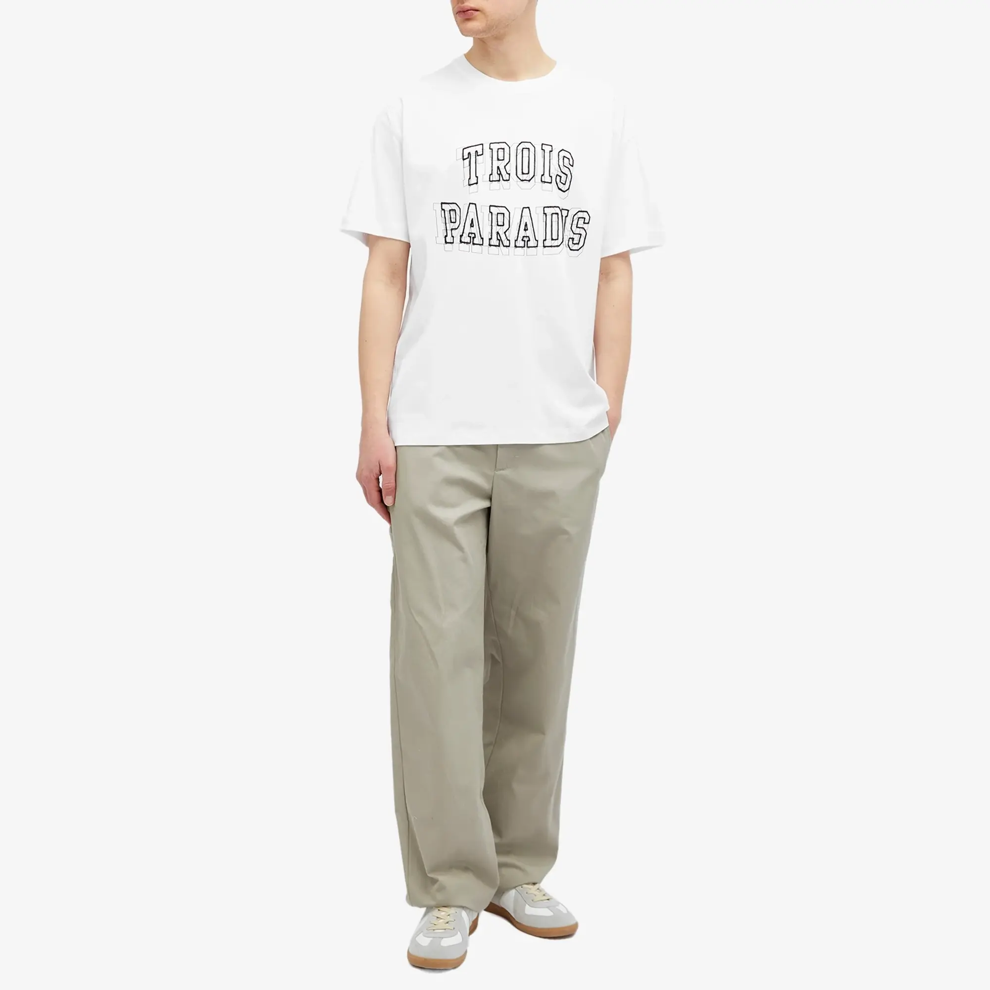 3.Paradis Men's NC T-Shirt White
