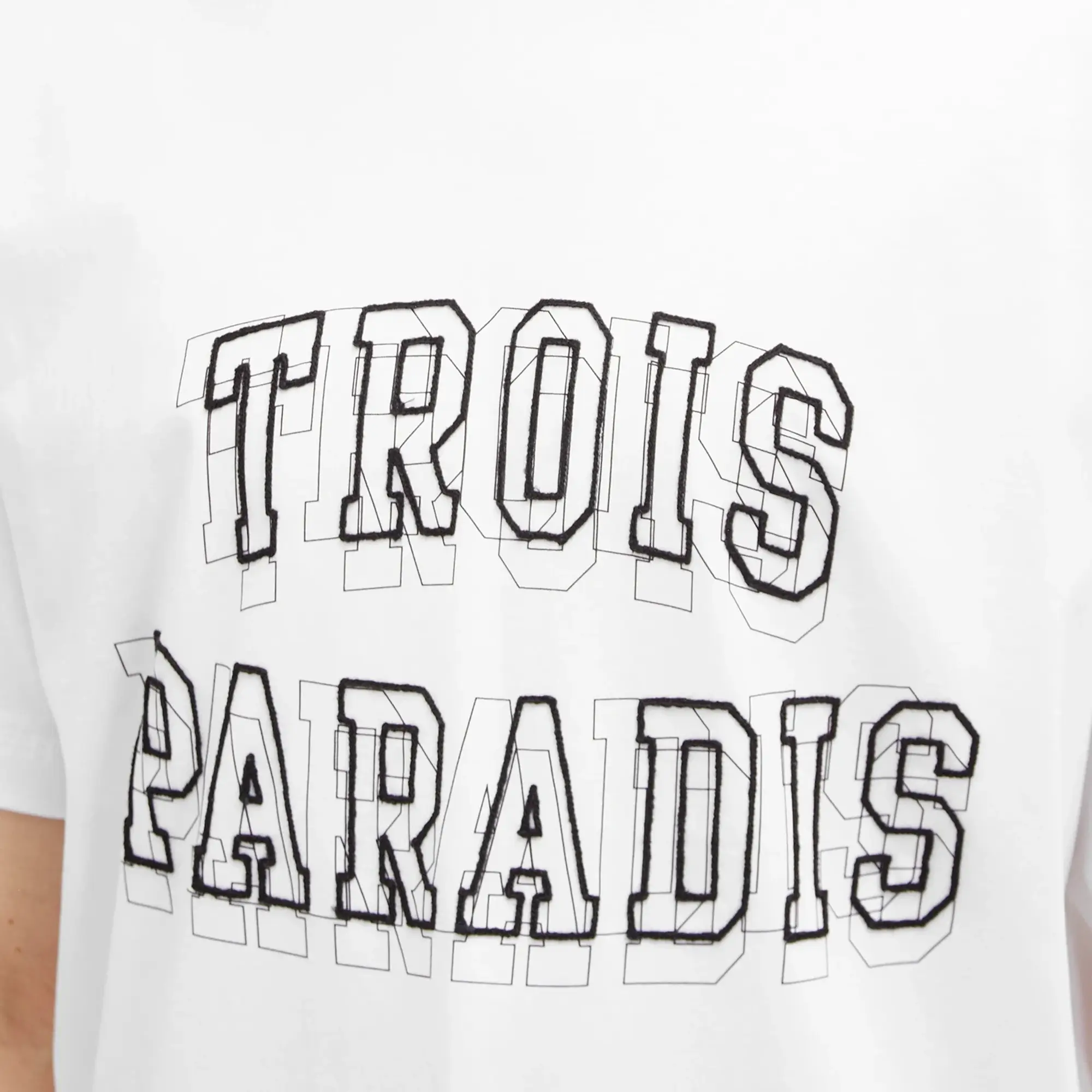3.Paradis Men's NC T-Shirt White