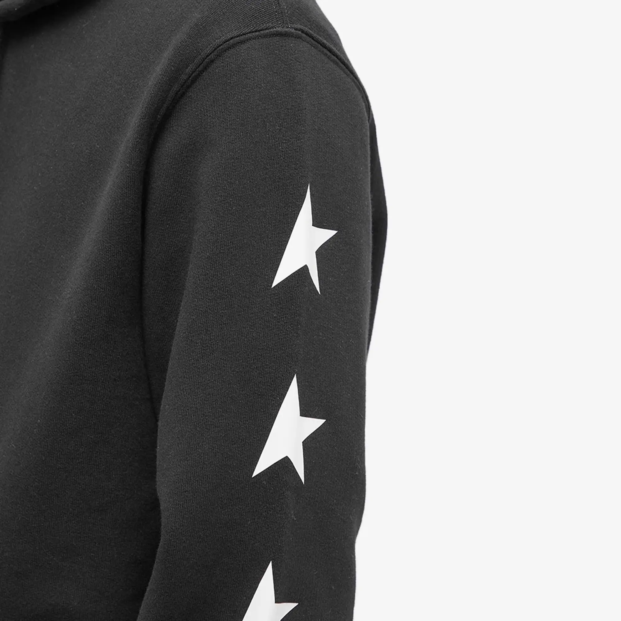 Golden Goose Men's Star Alighiero Hoodie Black/White