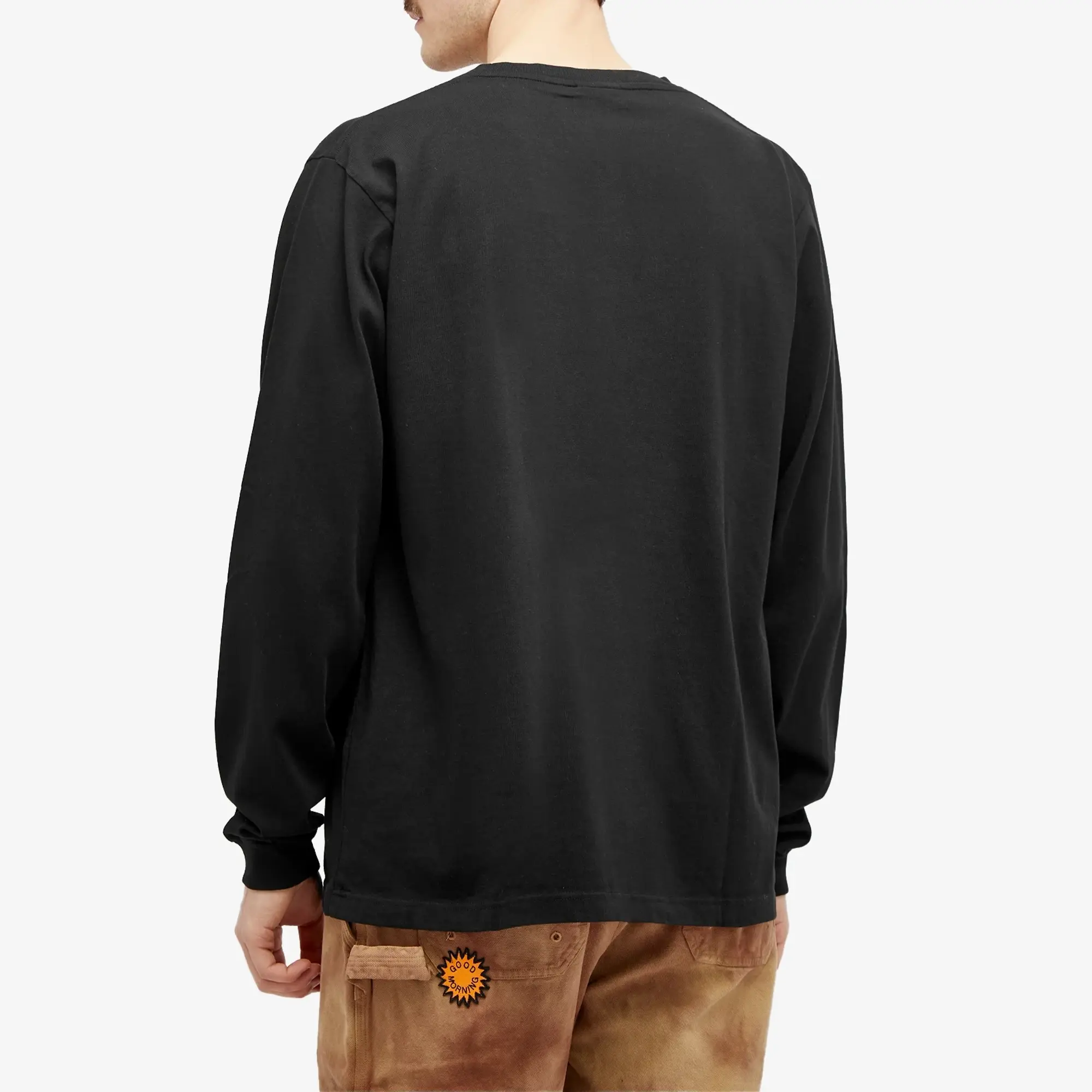 Good Morning Tapes Men's As Above So Below Long Sleeve T-Shirt Black