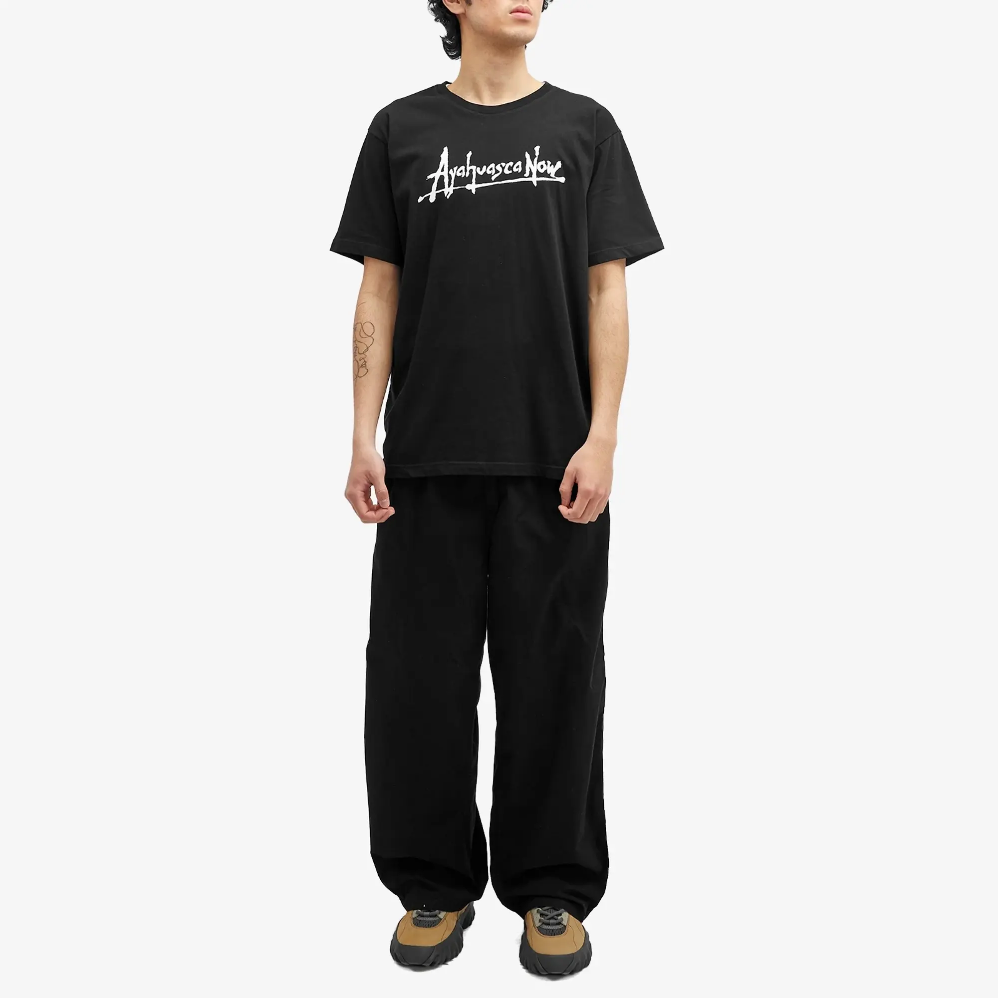 Good Morning Tapes Men's Ayahuasca Now T-Shirt Black