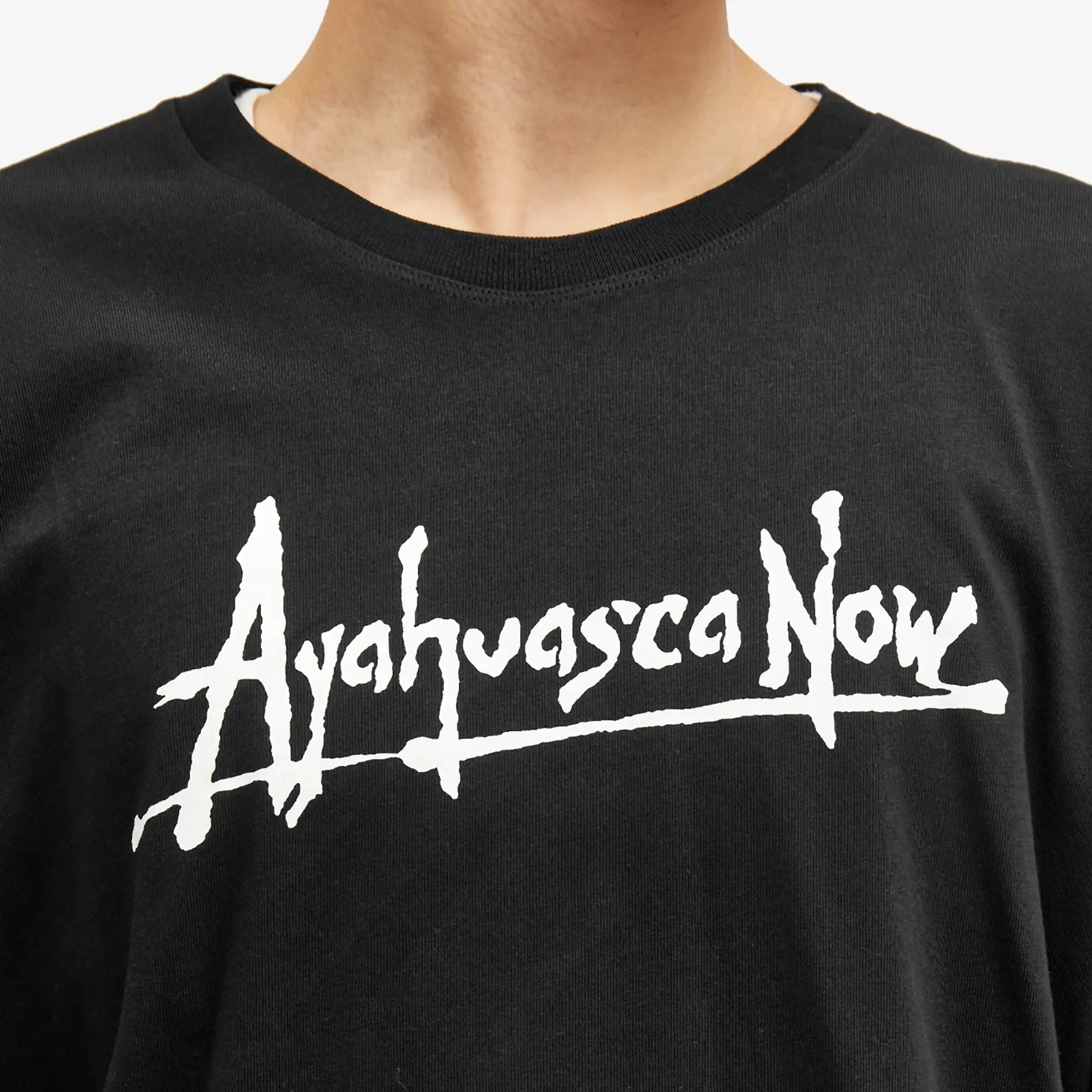 Good Morning Tapes Men's Ayahuasca Now T-Shirt Black