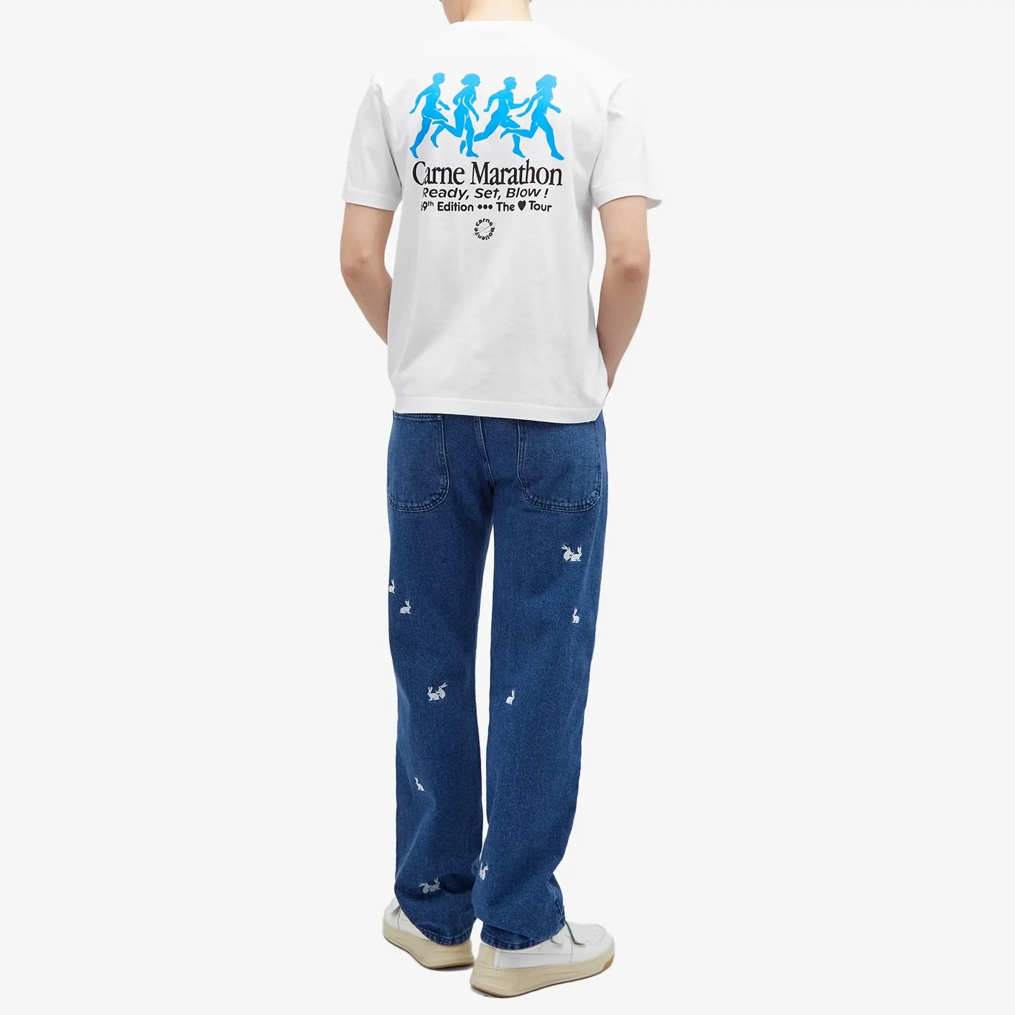 Carne Bollente Men's Ready, Set, Blow T-Shirt White
