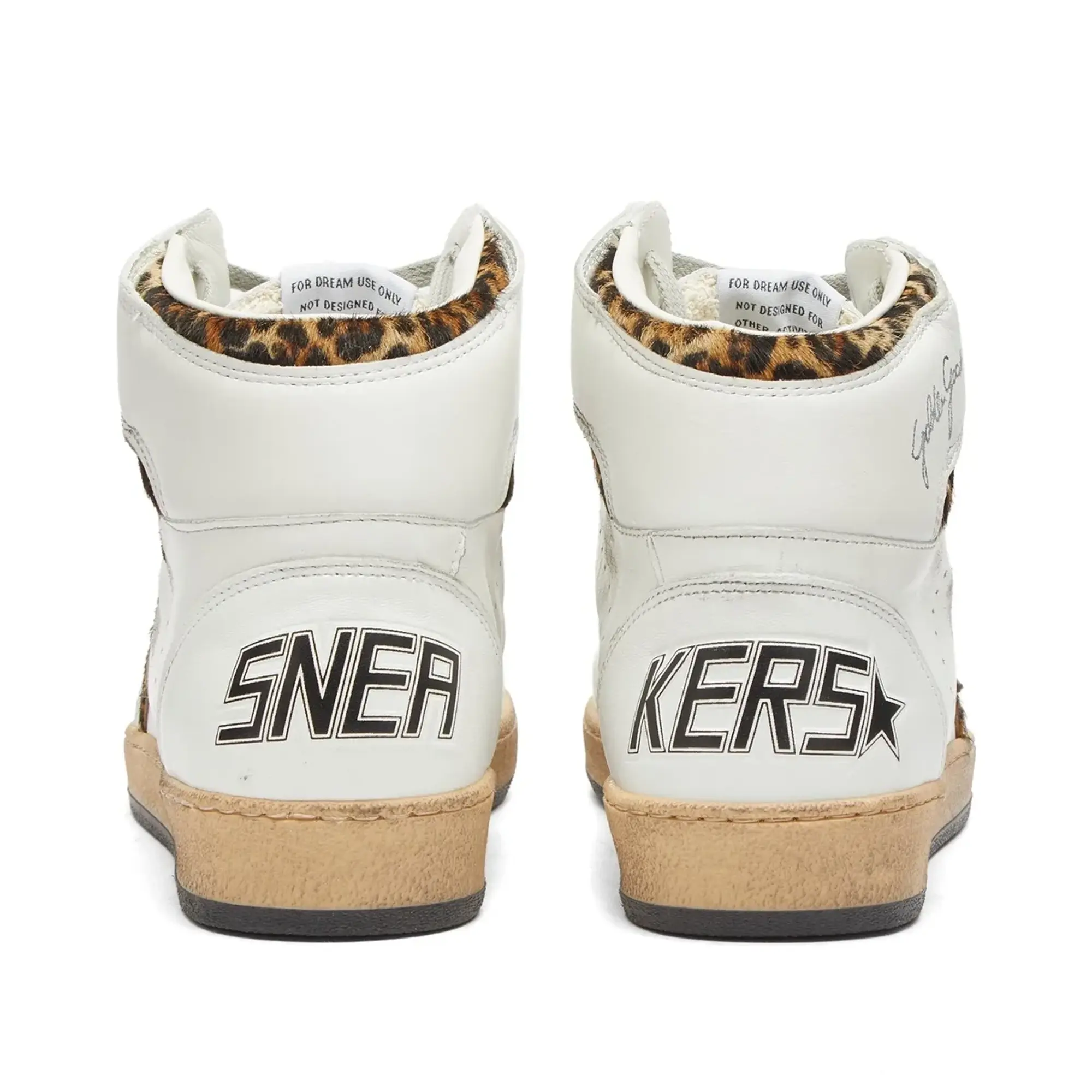 Golden Goose Women's Sky Star Sneaker White/Beige/Brown
