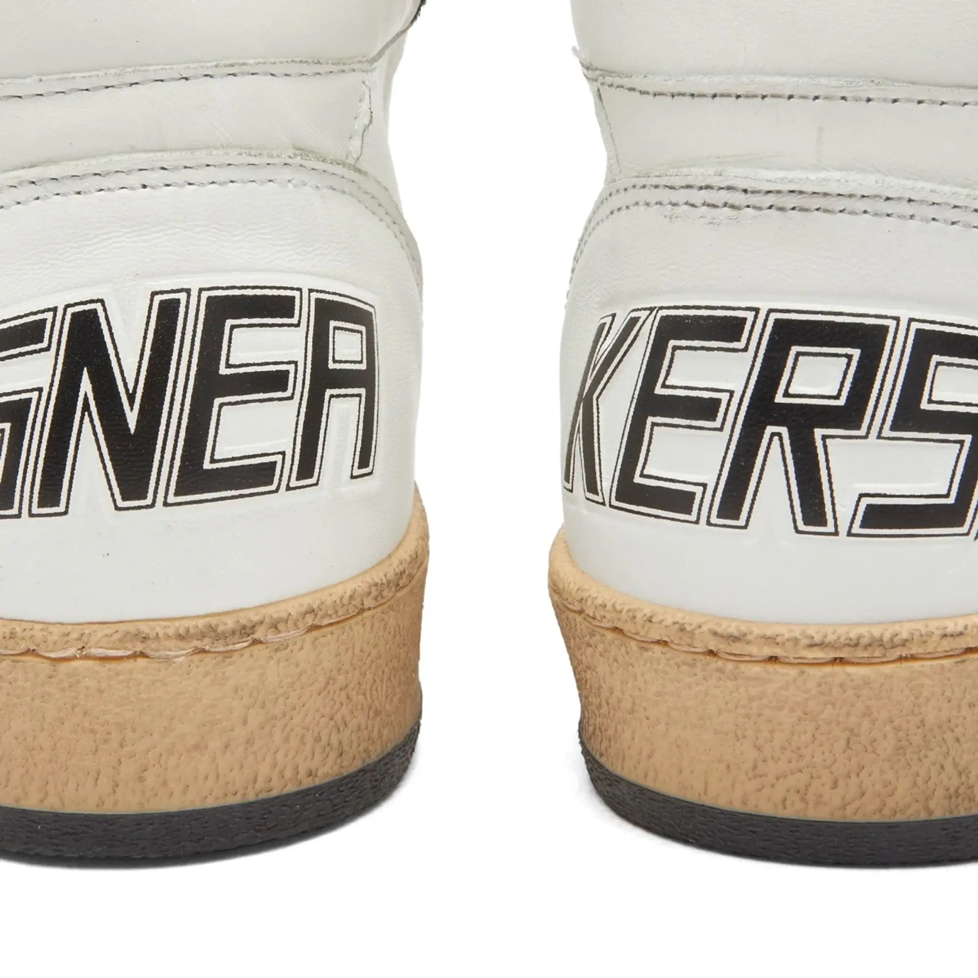 Golden Goose Women's Sky Star Sneaker White/Beige/Brown