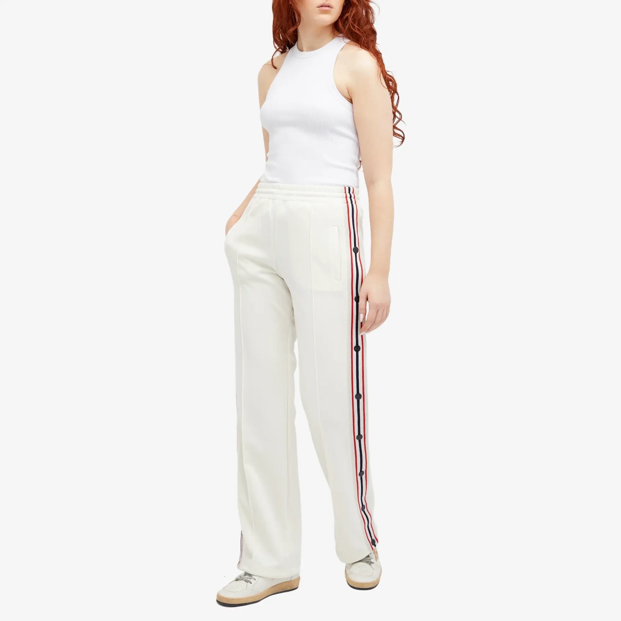 Golden Goose Women's Star Track Pants Papyrus/Dark Blue