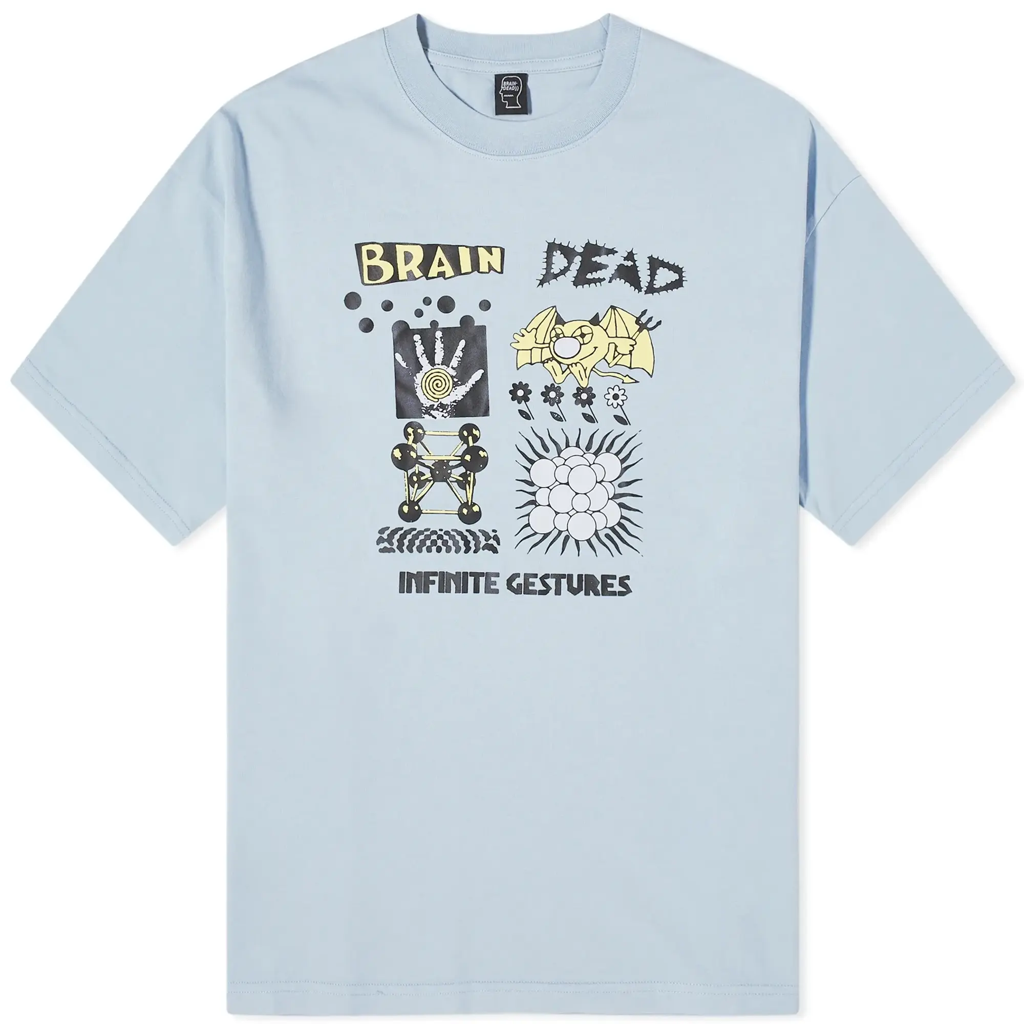 Brain Dead Men's Infinite Gestures T-Shirt Slate